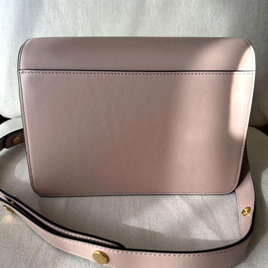 Marni Marni Trunk Medium Shoulder Bag Women's Pink Leather Authentic Used Size ONE SIZE - 2 Thumbnail