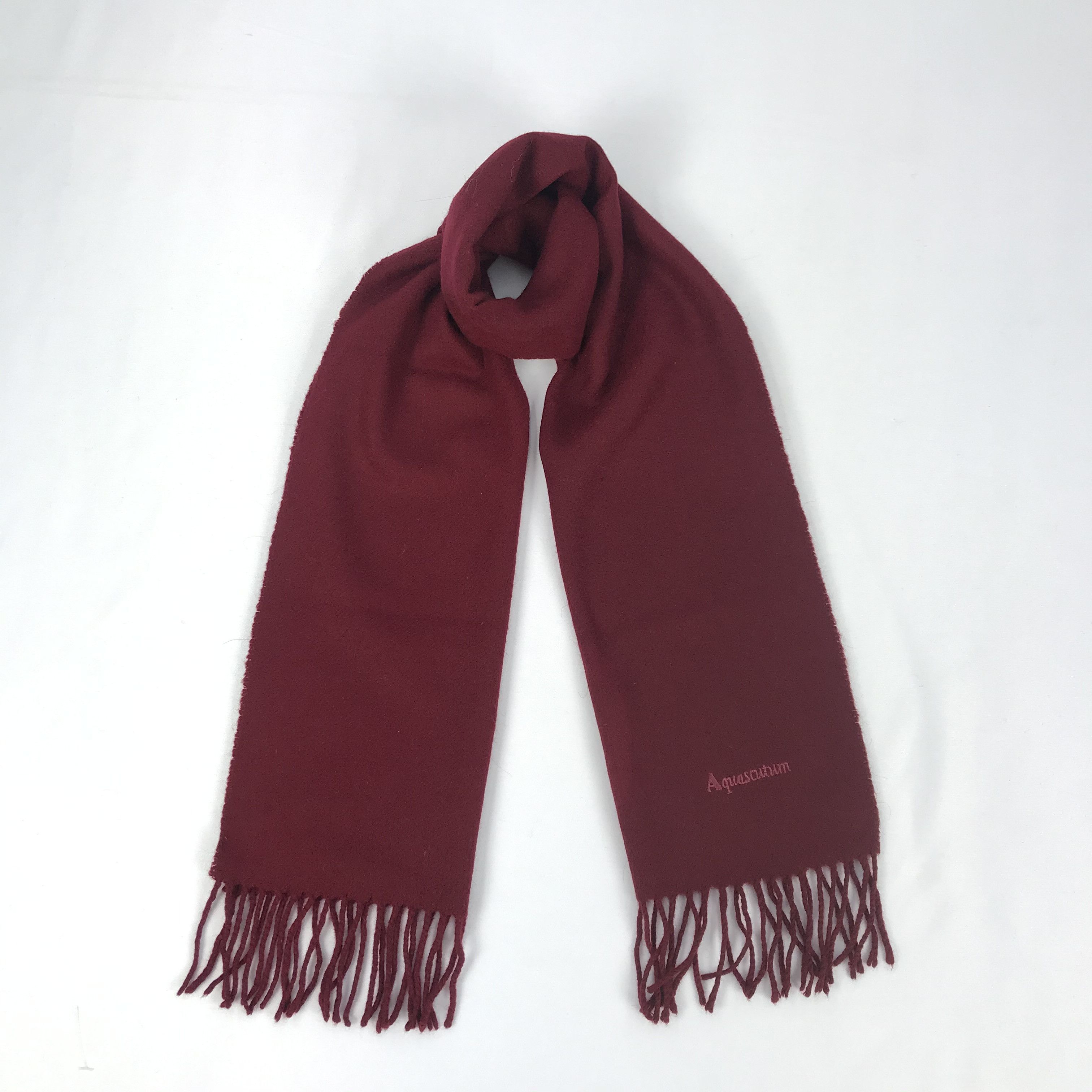 Aquascutum Vintage Aquascutum Scarf Muffler Wool Cashmere Scarves Size ONE SIZE - 1 Thumbnail
