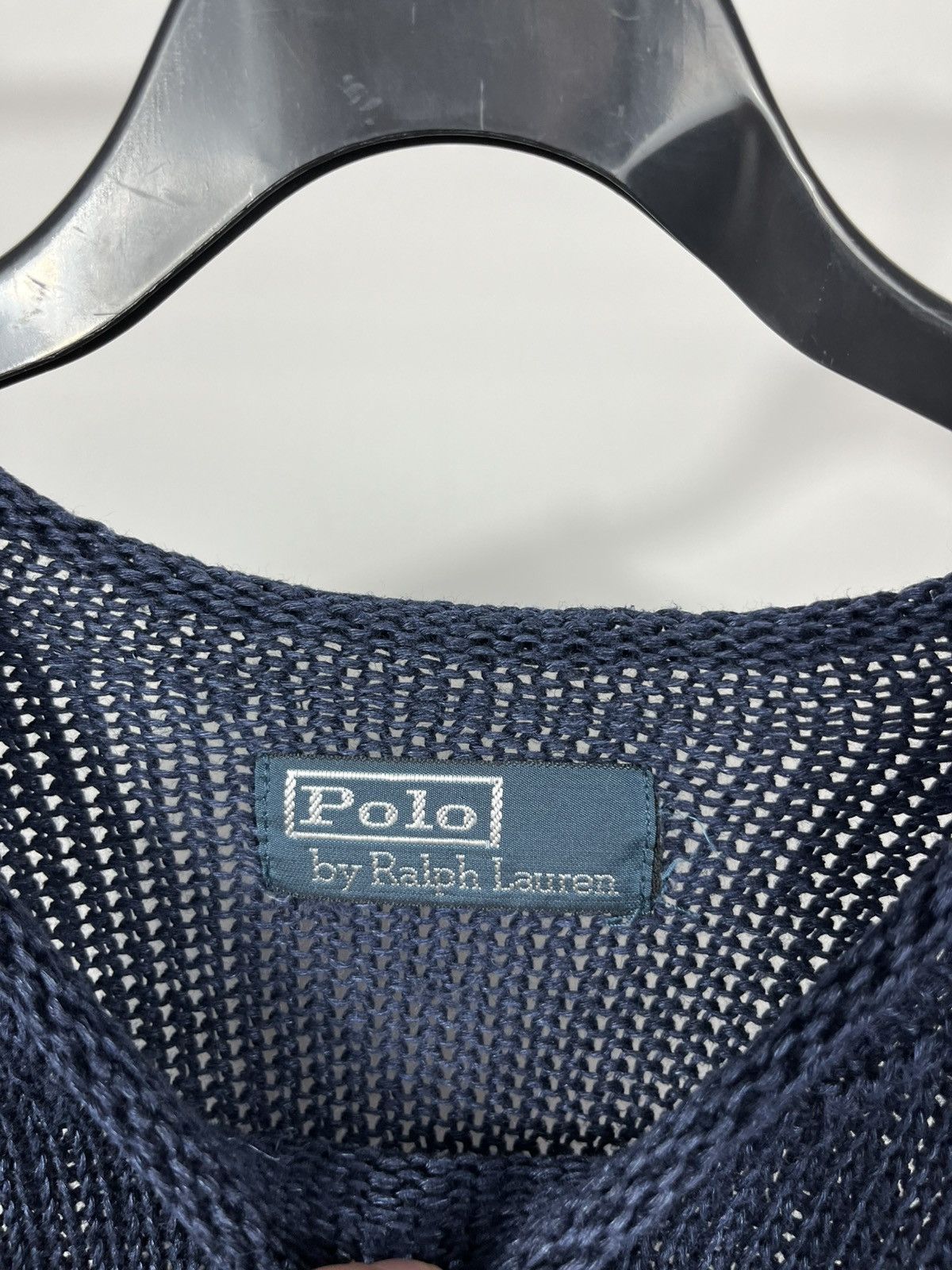 Polo Ralph Lauren Vintage Polo Ralph Lauren Mesh Knit Sweater Chainmail Mens Size US L / EU 52-54 / 3 - 5 Thumbnail