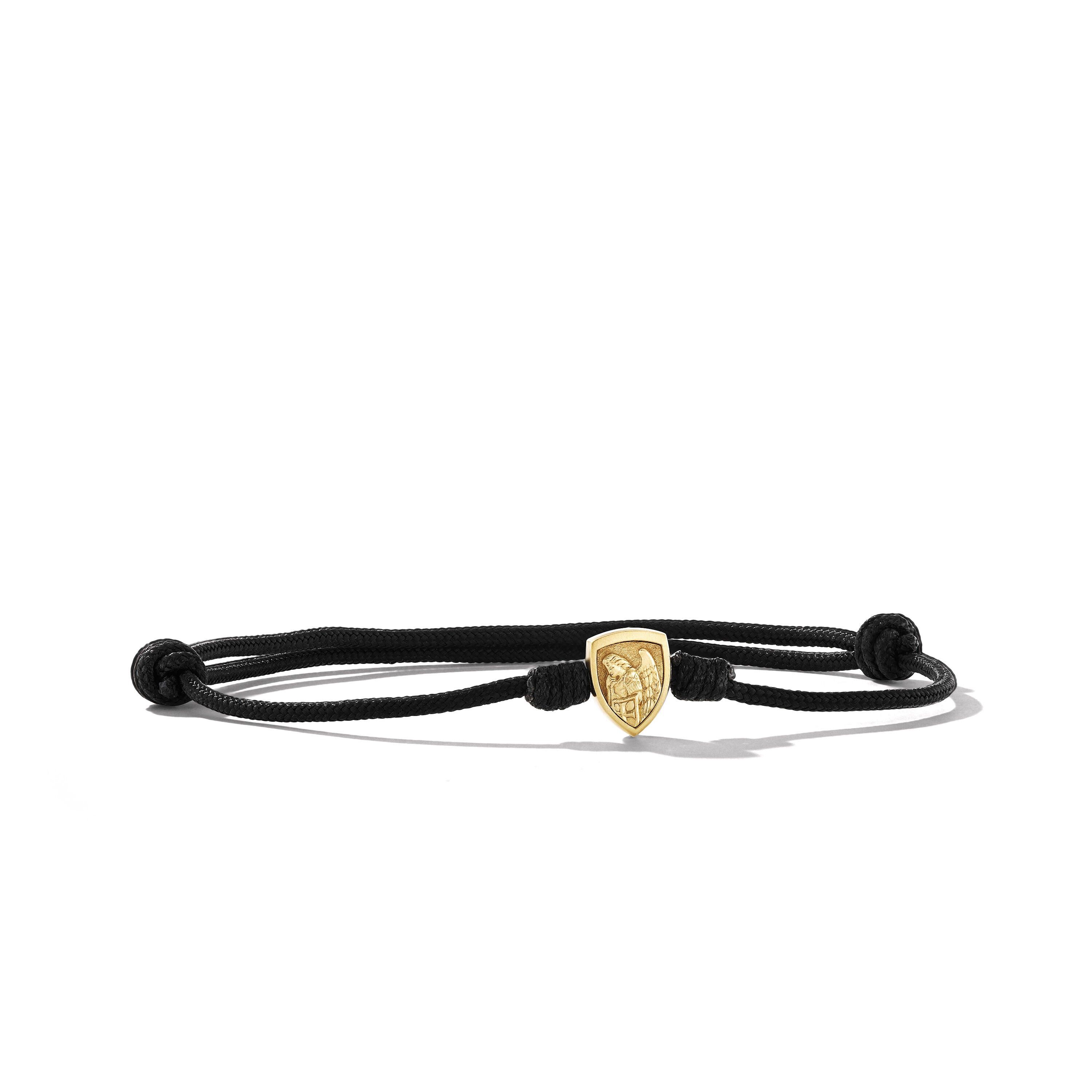 David Yurman o1w1db10526 B25963M /Size: L/Cord Bracelet in Black/Golden Size ONE SIZE - 1 Thumbnail