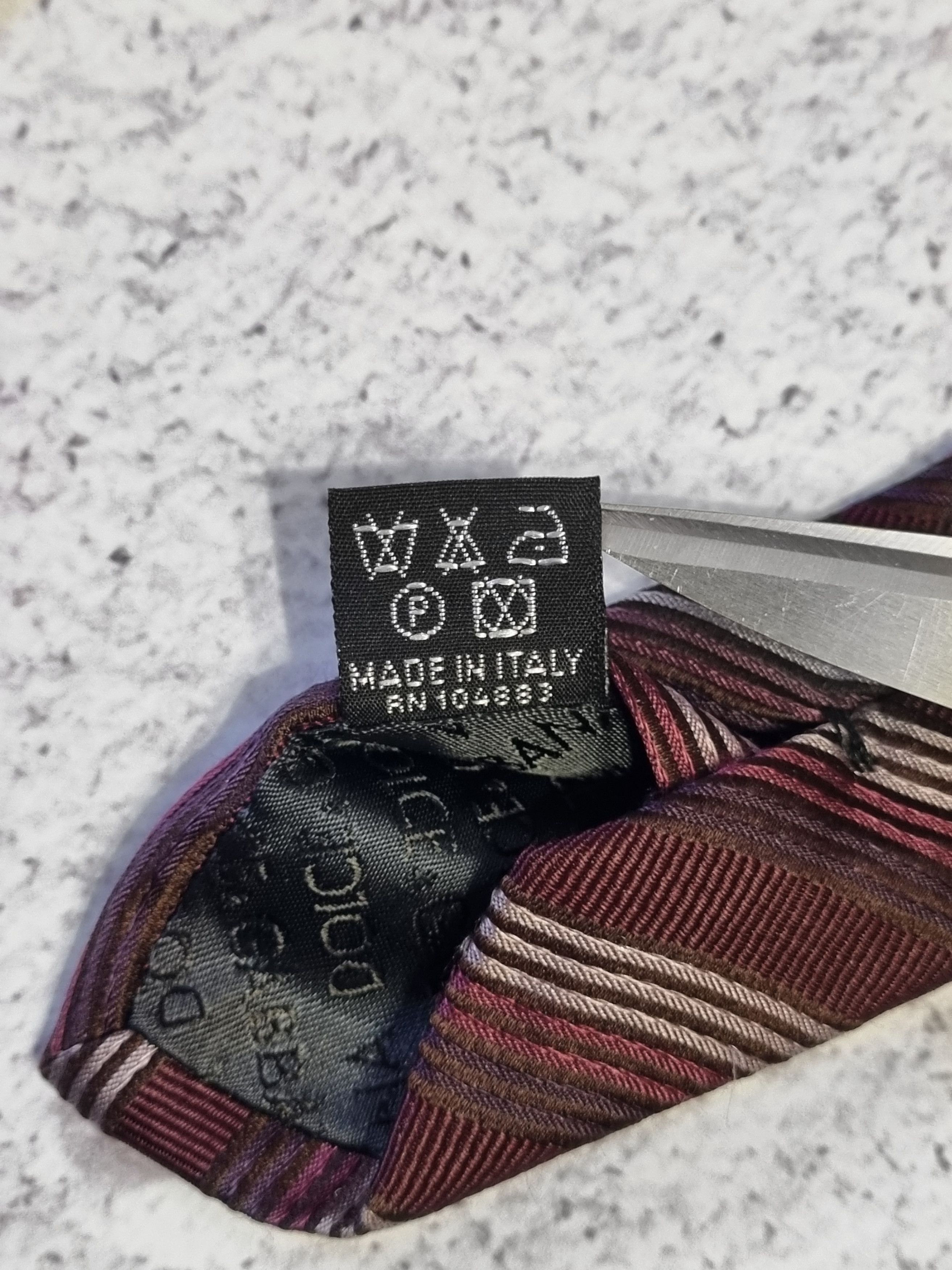 Dolce & Gabbana Beautiful Dolce & Gabbana Striped Silk Tie Size ONE SIZE - 7 Thumbnail