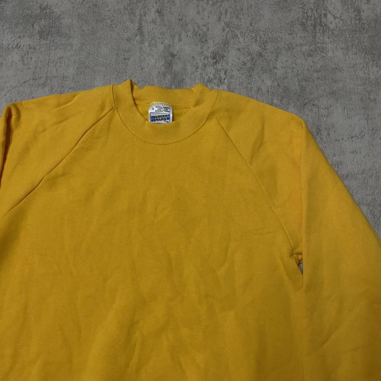Other Yellow vintage 80s crewneck sweatshirt clothing Size US S / EU 44-46 / 1 - 2 Thumbnail