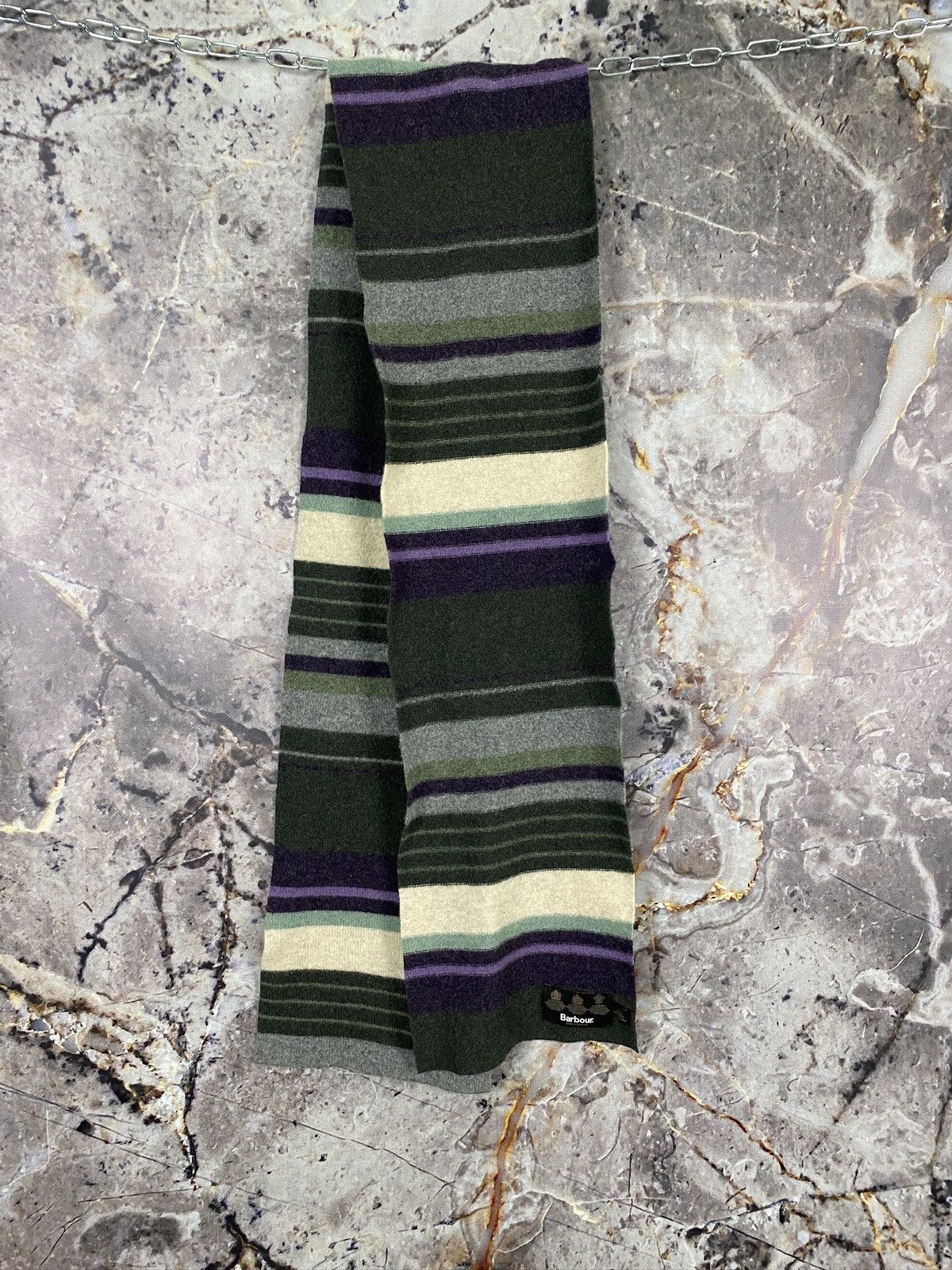 Barbour × Vintage Men’s Sheep Wool Scarf Barbour Luxury Streetwear Size ONE SIZE - 5 Thumbnail