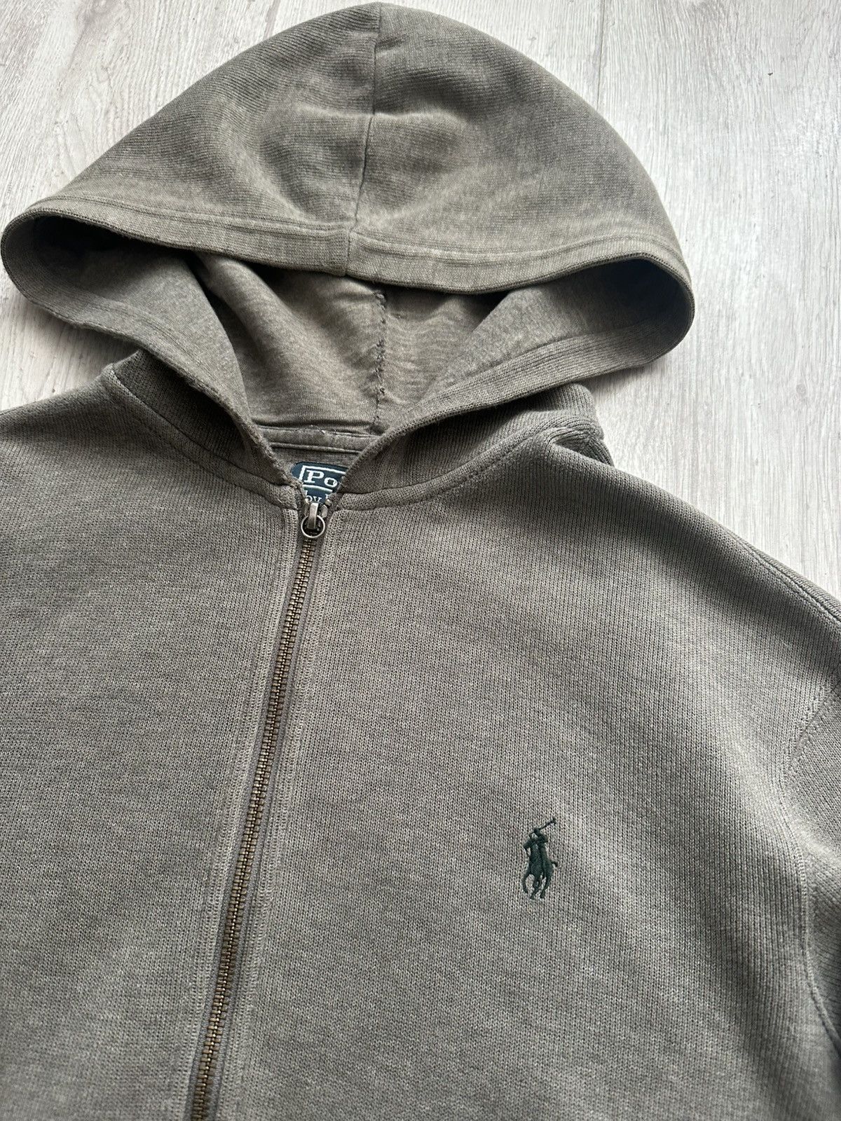 Polo Ralph Lauren Polo Ralph Lauren Zip Hoodie Green Logo Size US M / EU 48-50 / 2 - 2 Thumbnail