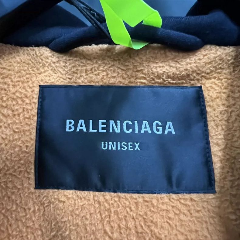 Balenciaga Balenciaga Black Hooded Zipper Jacket Size US S / EU 44-46 / 1 - 3 Thumbnail