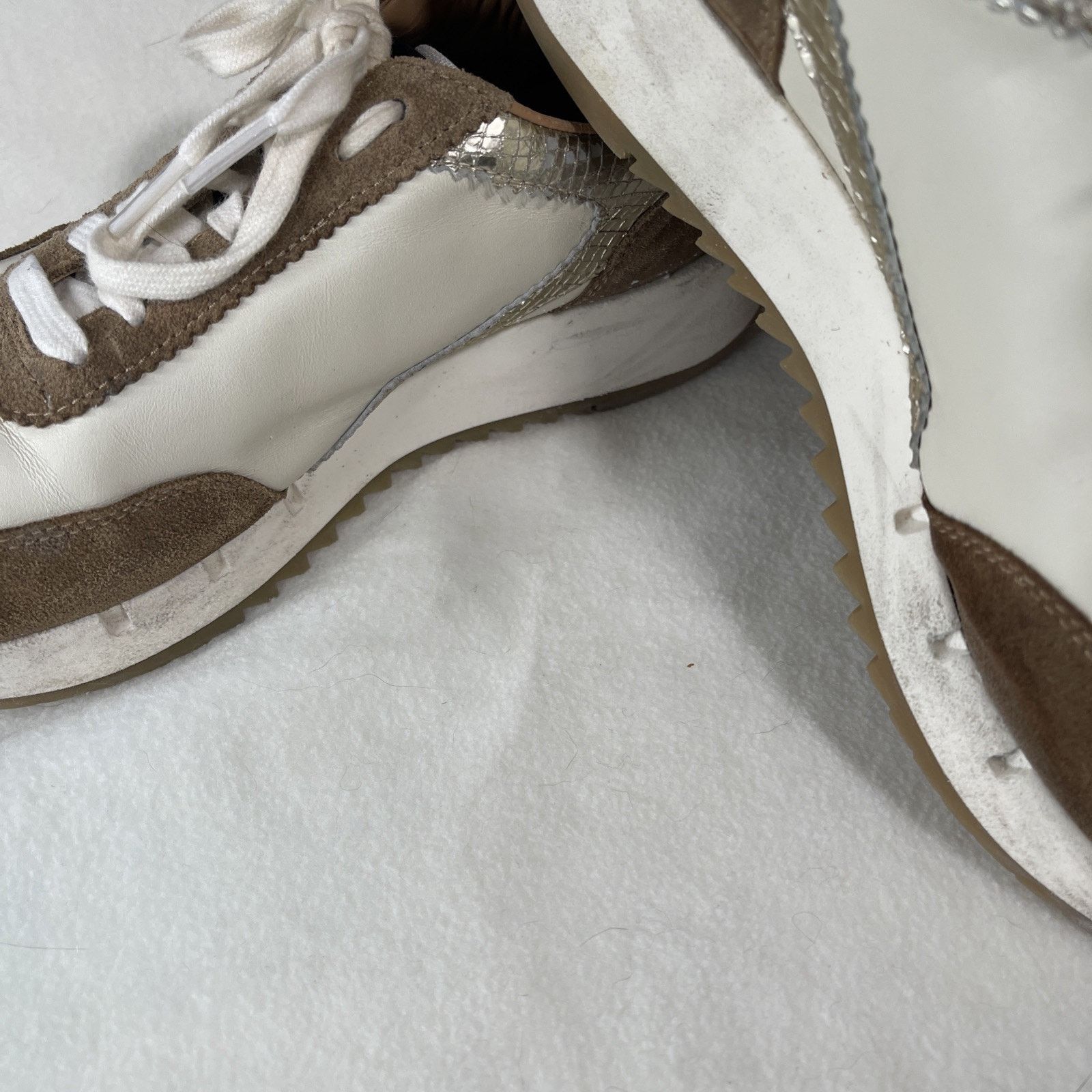 Sam Edelman Sam Edelman Teddi White/Multi Lace Up Chunky Platform 8 Size US 8 / IT 38 - 2 Thumbnail