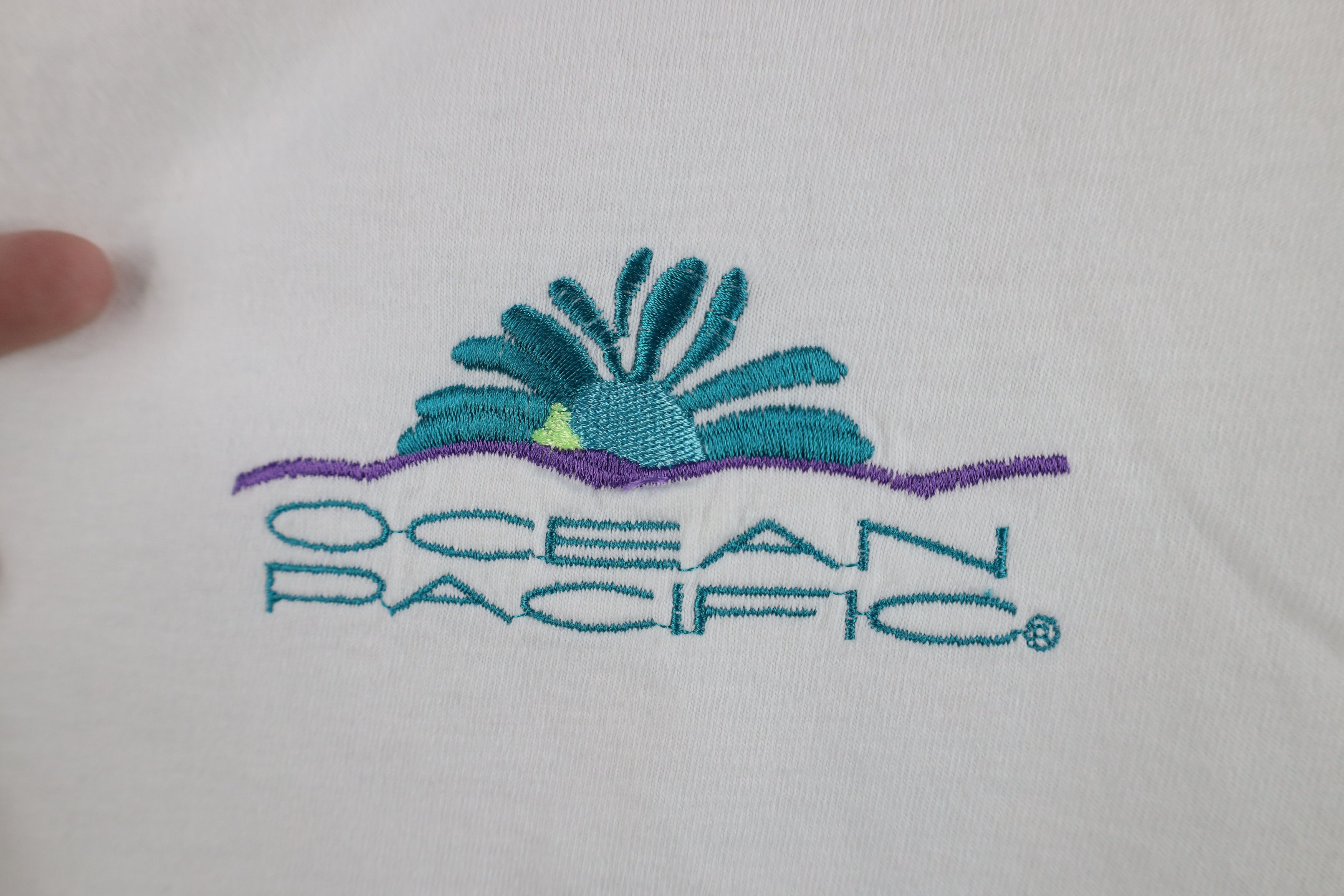 Ocean Pacific Vintage 80s 90s Ocean Pacific Surfing Sunrise T-Shirt USA Size US L / EU 52-54 / 3 - 4 Thumbnail