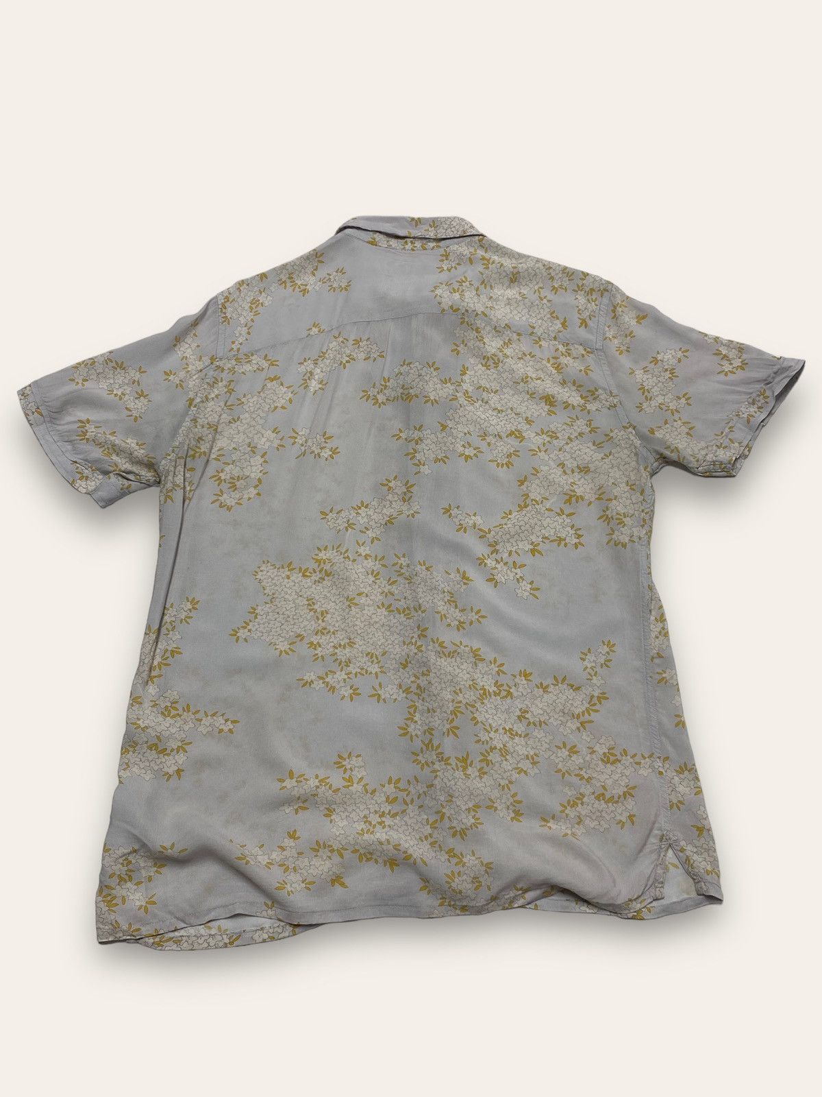 Allsaints Vintage ALLSAINTS Crazy Style Flower Pattern Print Shirt Size US M / EU 48-50 / 2 - 6 Thumbnail