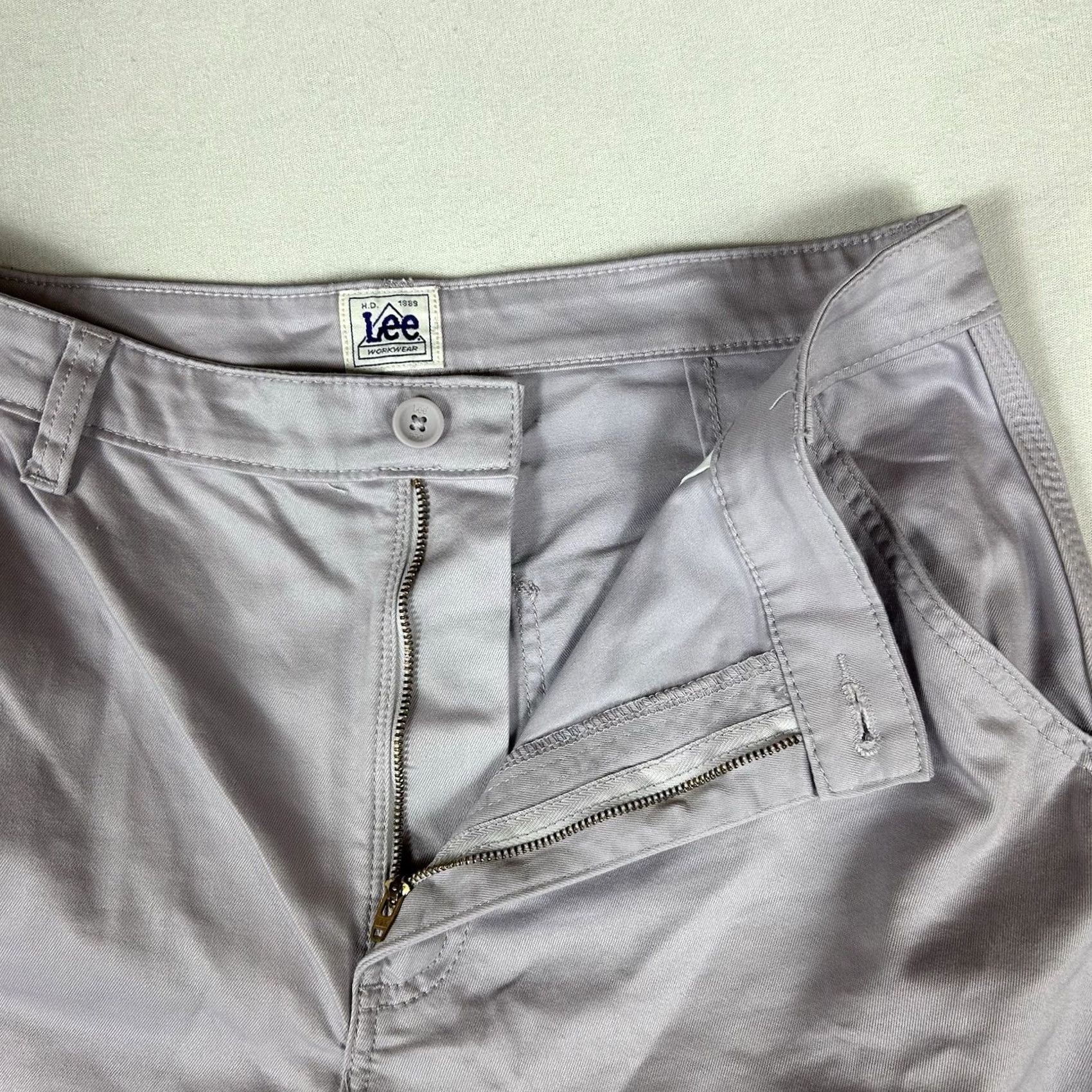 Lee Lee Workwear Chino Pants Womens 31 Medium Lavender Purple Straight Leg 27in Inseam Casual Release: Regular Rise Size 24" / US 00 / IT 34 - 5 Thumbnail