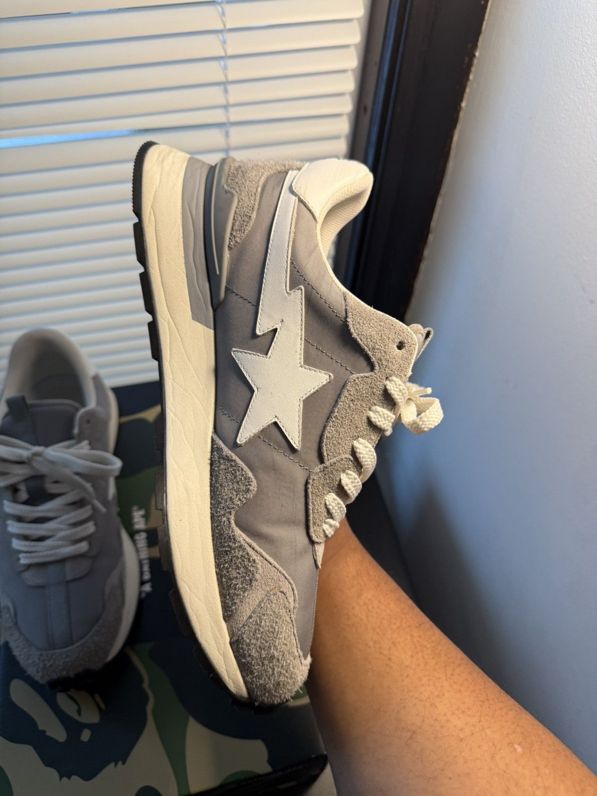 Bape Bape Roadsta Express Grey Size 11 US / 44 EU Size US 11 / EU 44 - 7 Thumbnail