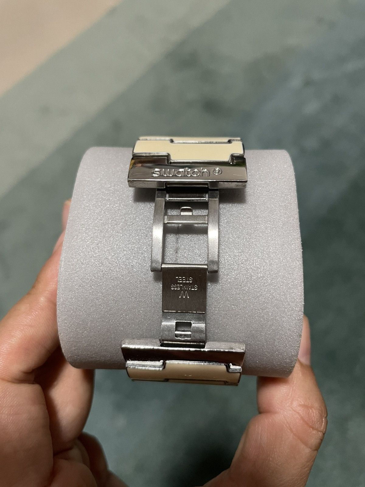 Swatch Rare Vintage 2008 Swatch Nata Pura Square Watch Size ONE SIZE - 4 Thumbnail
