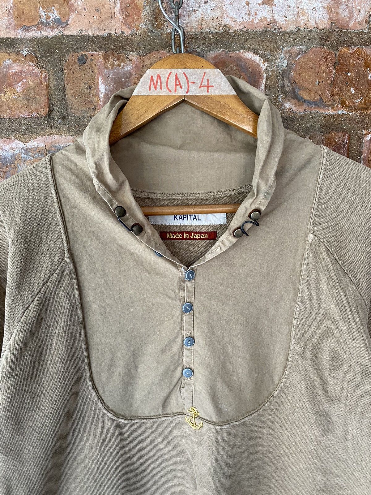 Kapital Kountry 2000s Kapital distressed military sweat button Size US S / EU 44-46 / 1 - 5 Thumbnail