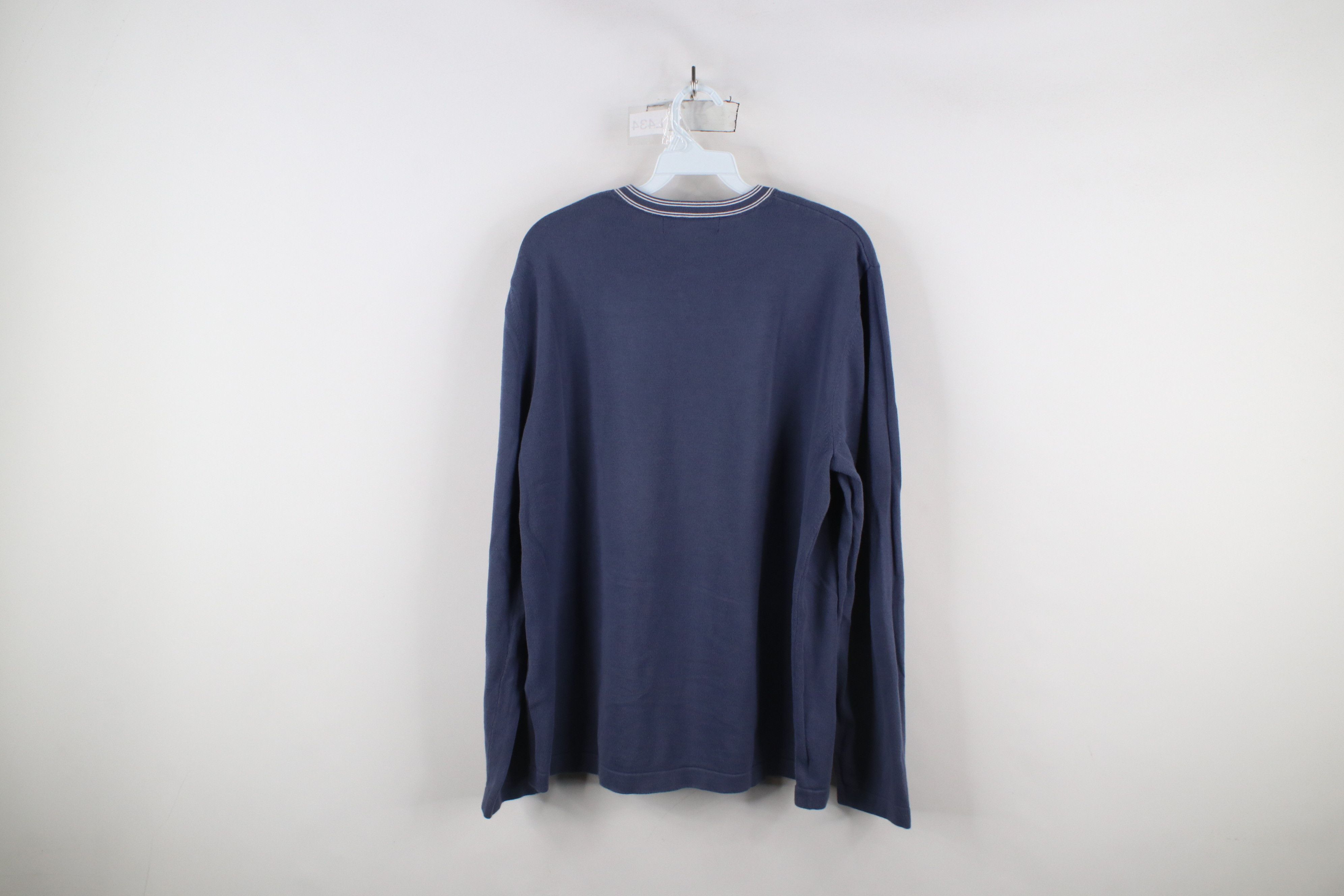 Banana Republic × Vintage Vintage Y2K Banana Republic Lightweight Cotton Knit Sweater Size US L / EU 52-54 / 3 - 5 Thumbnail
