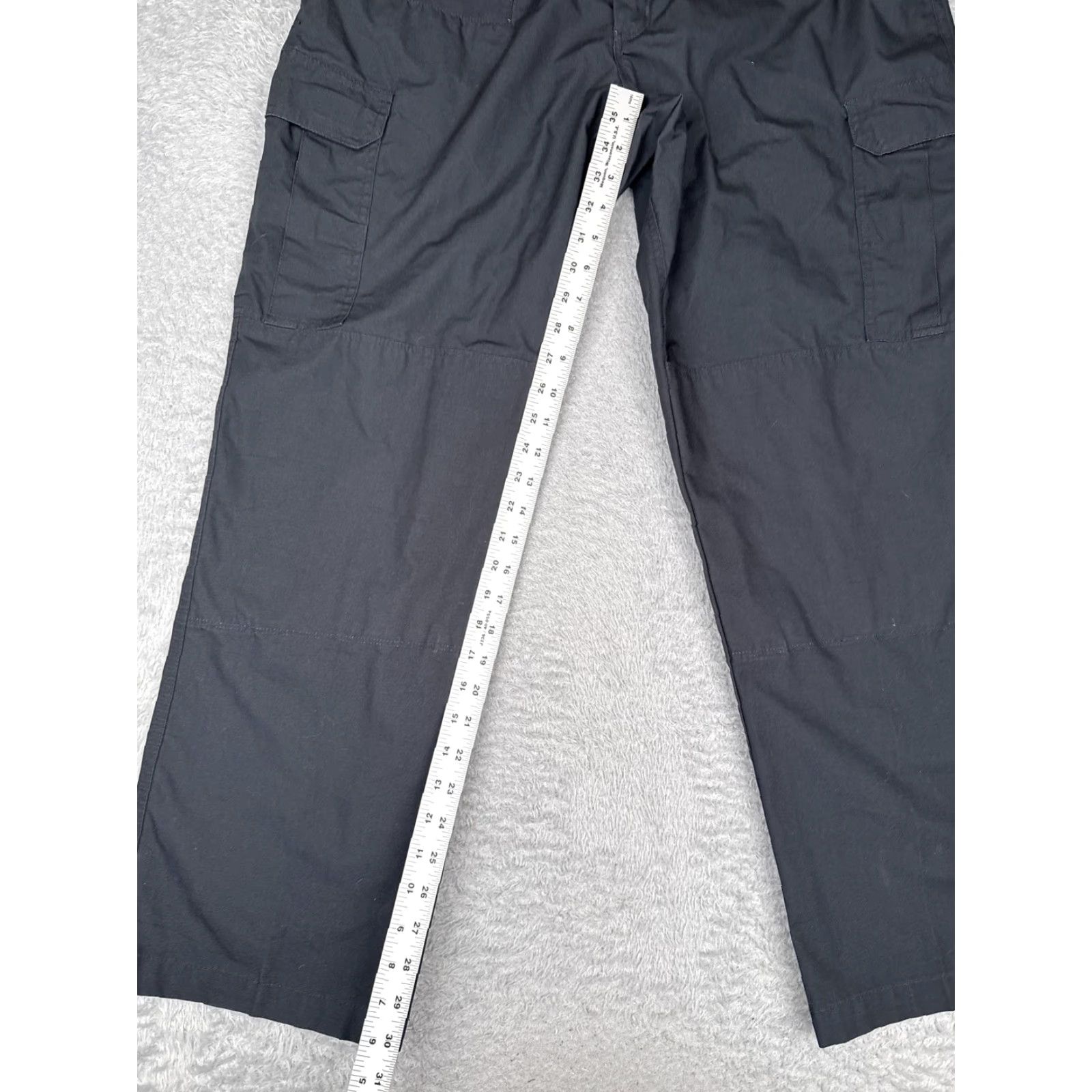 Vintage Galls Pants Womens 14 Black Tactical Cargo Ripstop Workwear Polyester Cotton LEO Size 36" / US 14 / IT 50 - 7 Thumbnail
