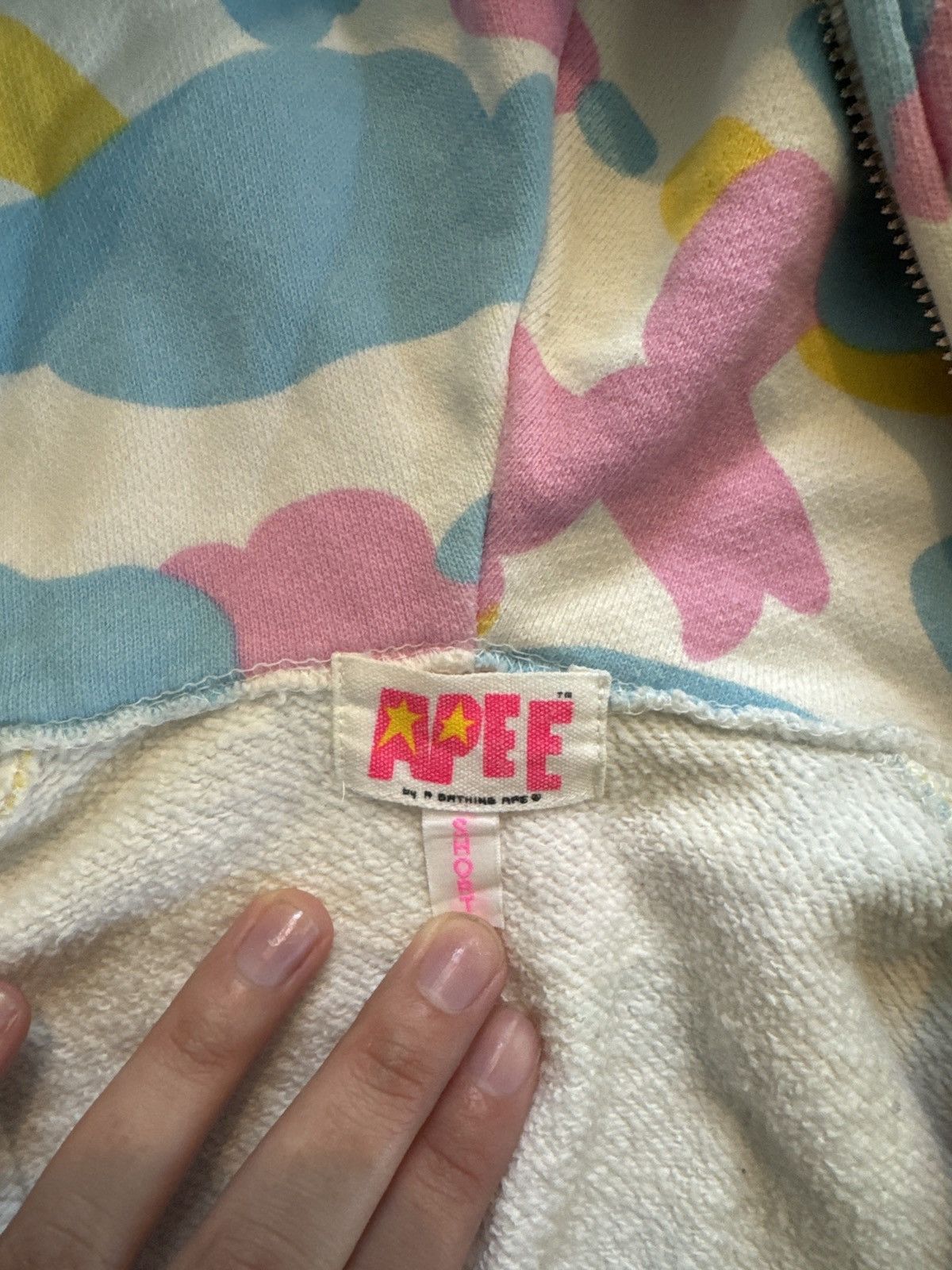 Bape Bape cotton candy full zip Size US S / EU 44-46 / 1 - 3 Thumbnail