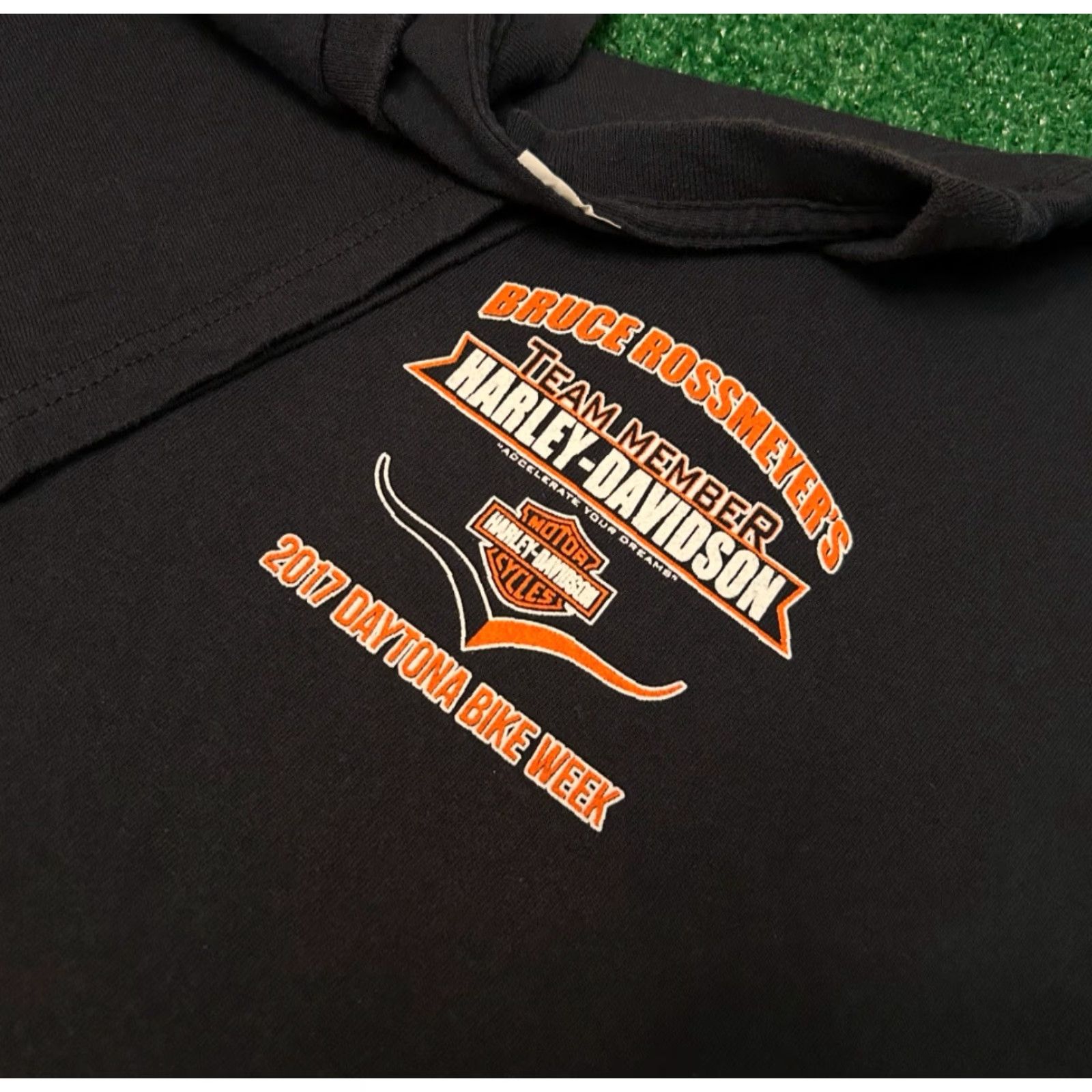 Harley Davidson VINTAGE Harley-Davidson Daytona Beach Bike Week 2017 Team Member Rare Shirt Mens Large Gray 90s Biker Grunge Hip Hop Motorcycle Punk USA Y2K Logo Size US L / EU 52-54 / 3 - 3 Thumbnail