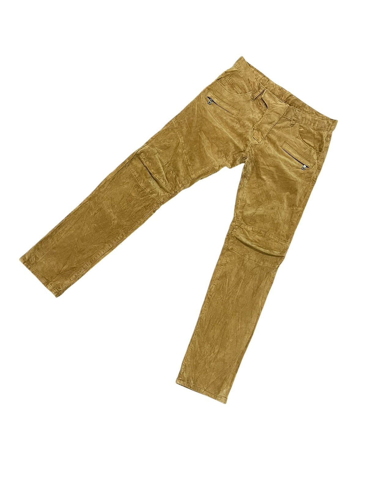 Balmain Balmain Velvet Corduroy Destroyed Pants Size US 33 - 11 Thumbnail