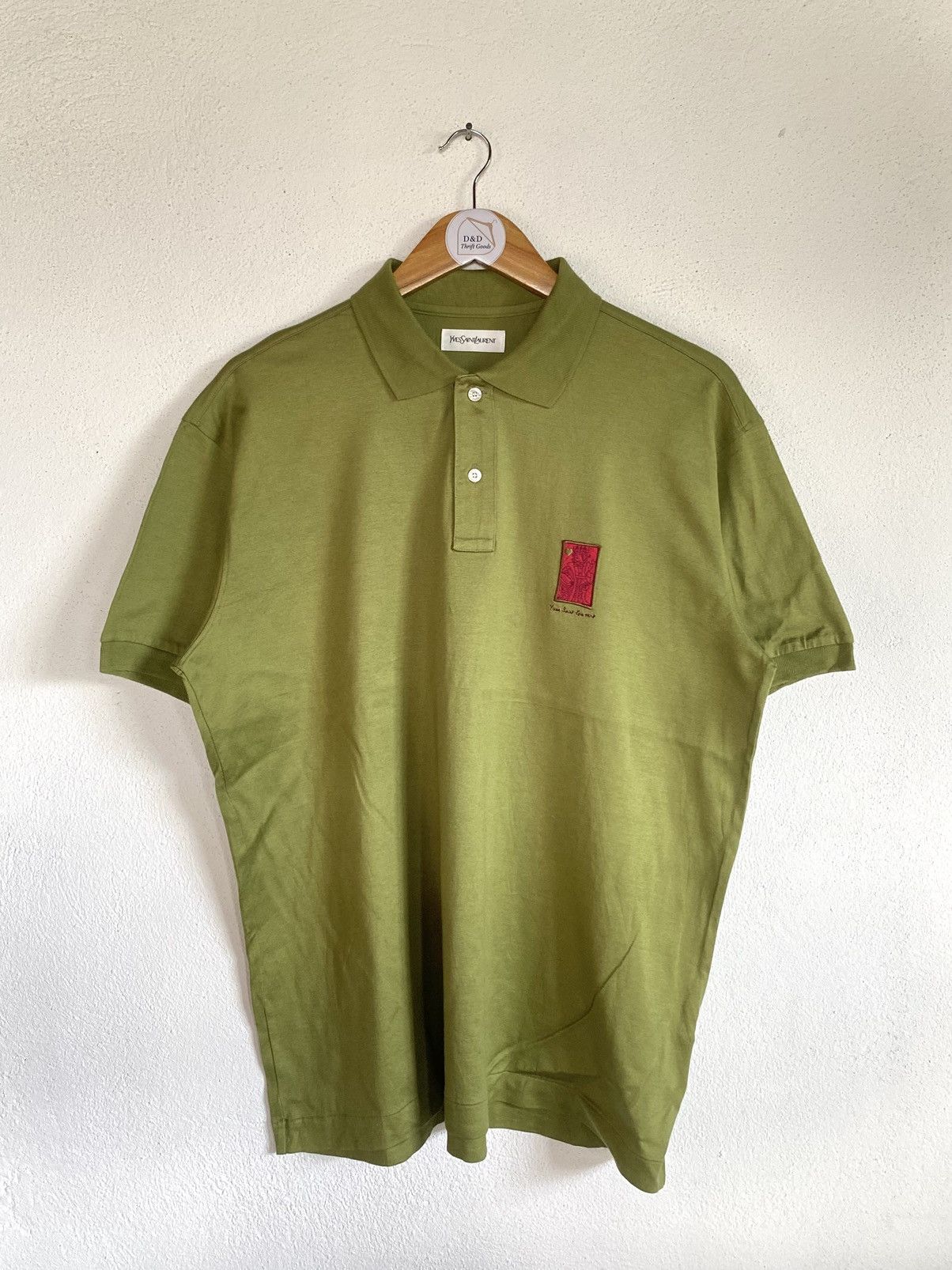 Yves Saint Laurent Yves Saint Laurent King of Hearts Polo Shirt Size US L / EU 52-54 / 3 - 1 Thumbnail