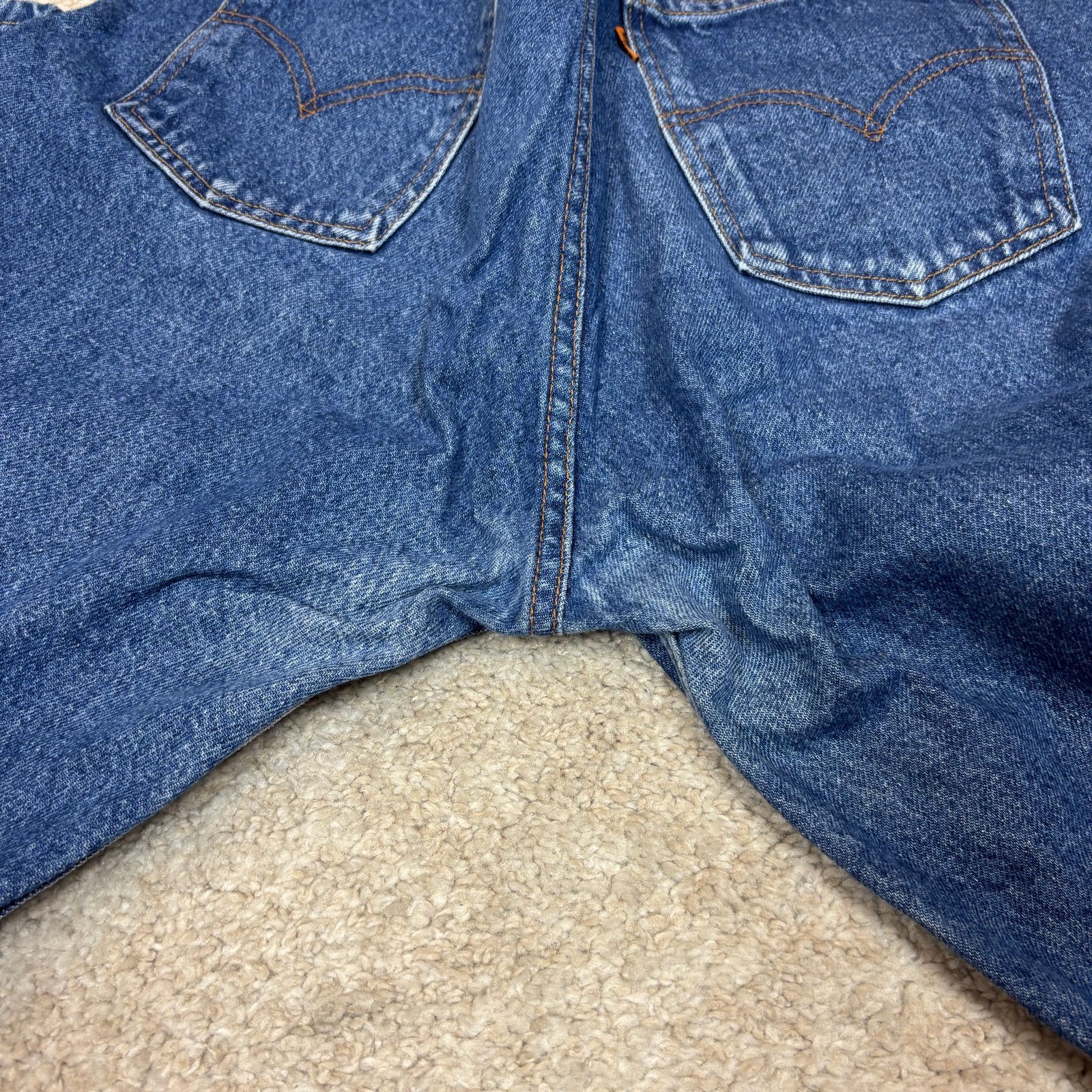 Levi's Vintage 90s Levi's 505 Orange Tab Straight Leg Jeans 36x34 Size US 36 / EU 52 - 13 Thumbnail