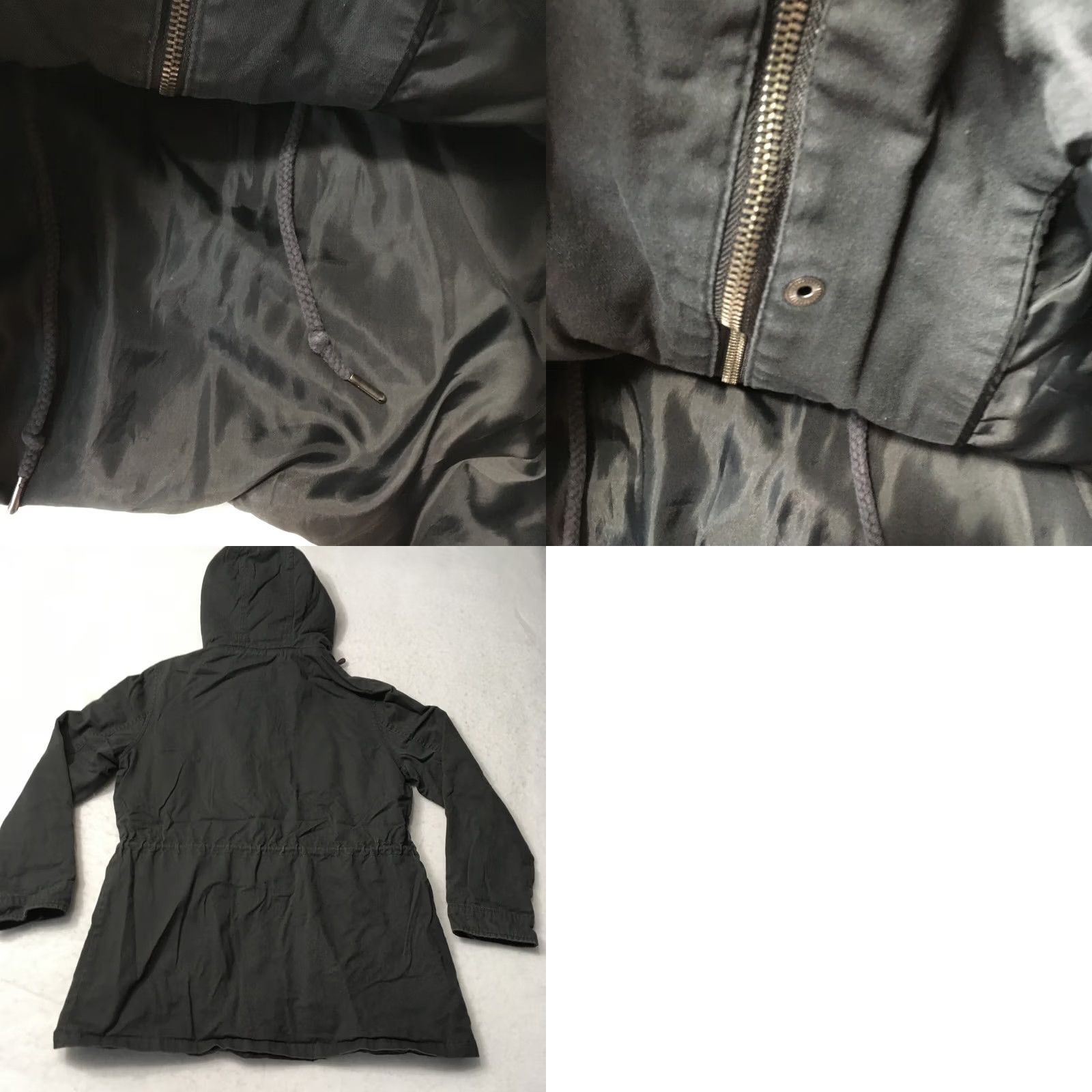 Vintage Celebrity Pink Coat jacket Hooded Womens Size M Gray Zippers Puffer Jacket Winter Fall Casual Medium Women Size M / US 6-8 / IT 42-44 - 8 Thumbnail