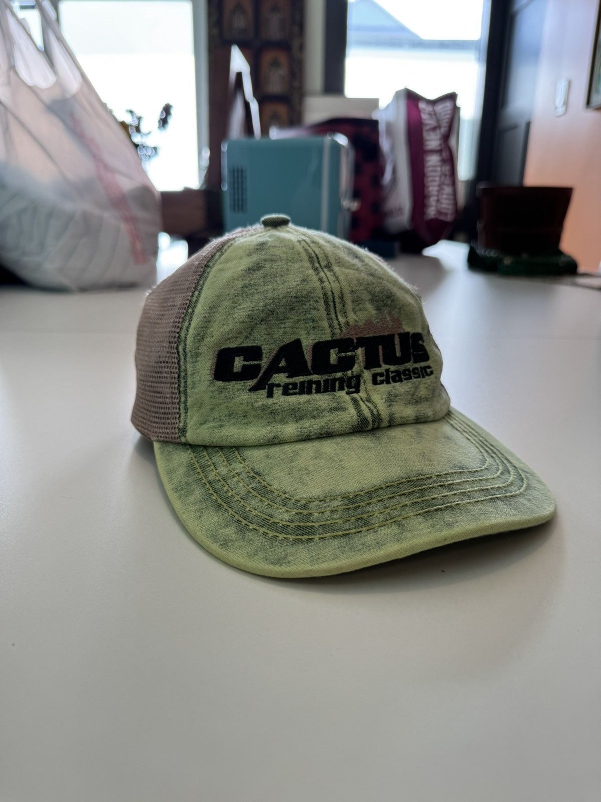Other Vintage Men’s Distressed Cactus Adjustable Hat Cap Size ONE SIZE - 2 Thumbnail