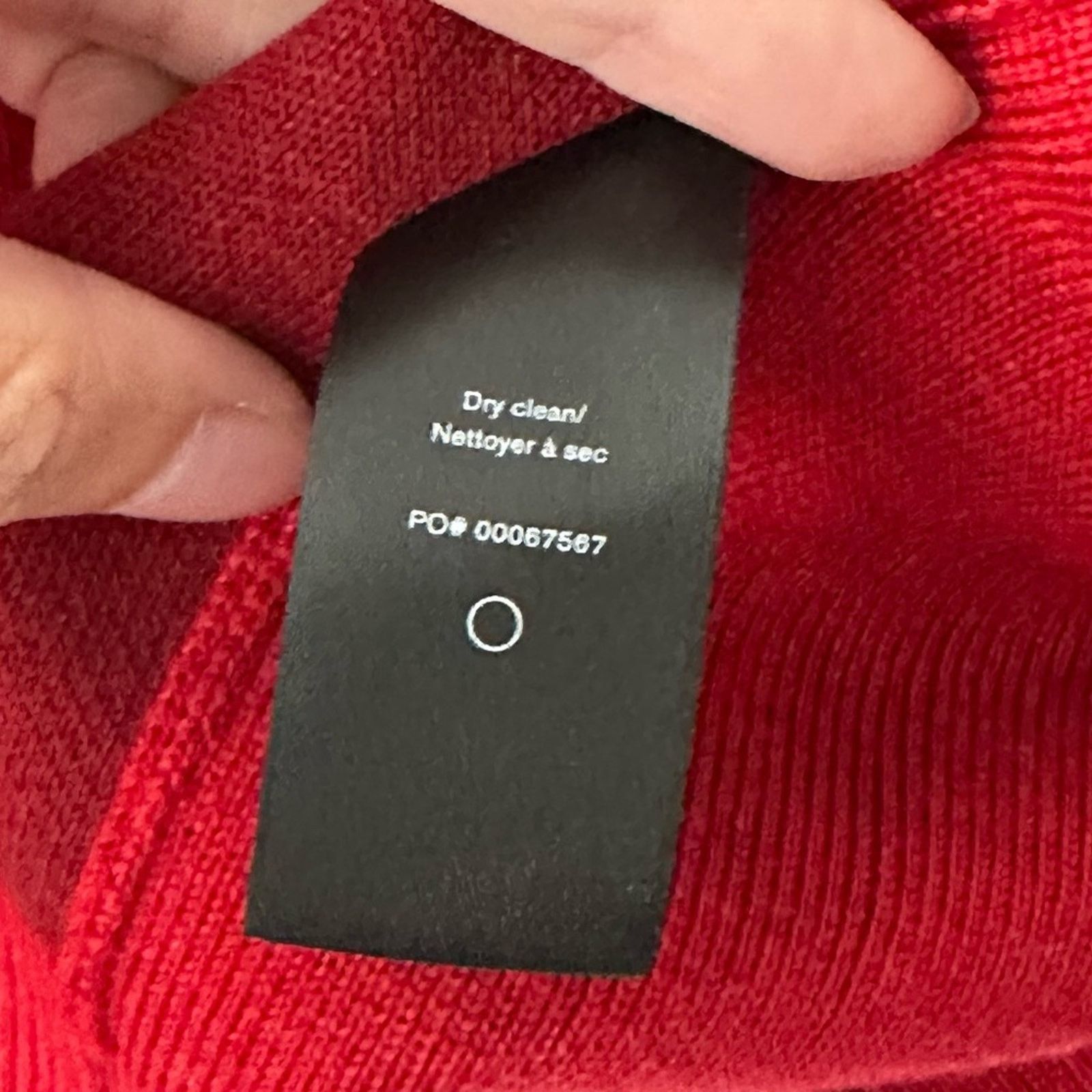 Rag & Bone York Poppy Red Knit Pullover Sweater M Wool Blend Crewneck Size US M / EU 48-50 / 2 - 9 Thumbnail