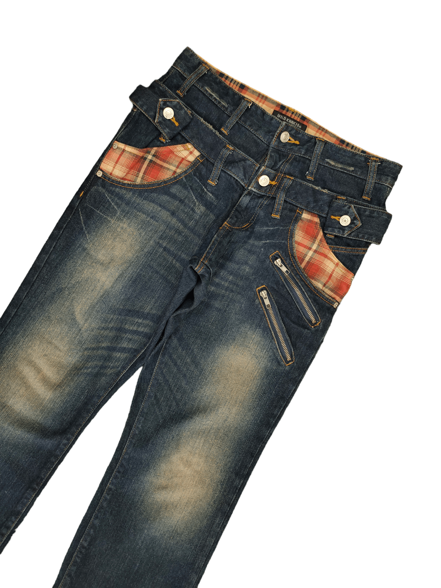 Kapital Wild Khakis Double Waist Denim Pants Undercover Ppfm Style Size US 31 - 5 Thumbnail