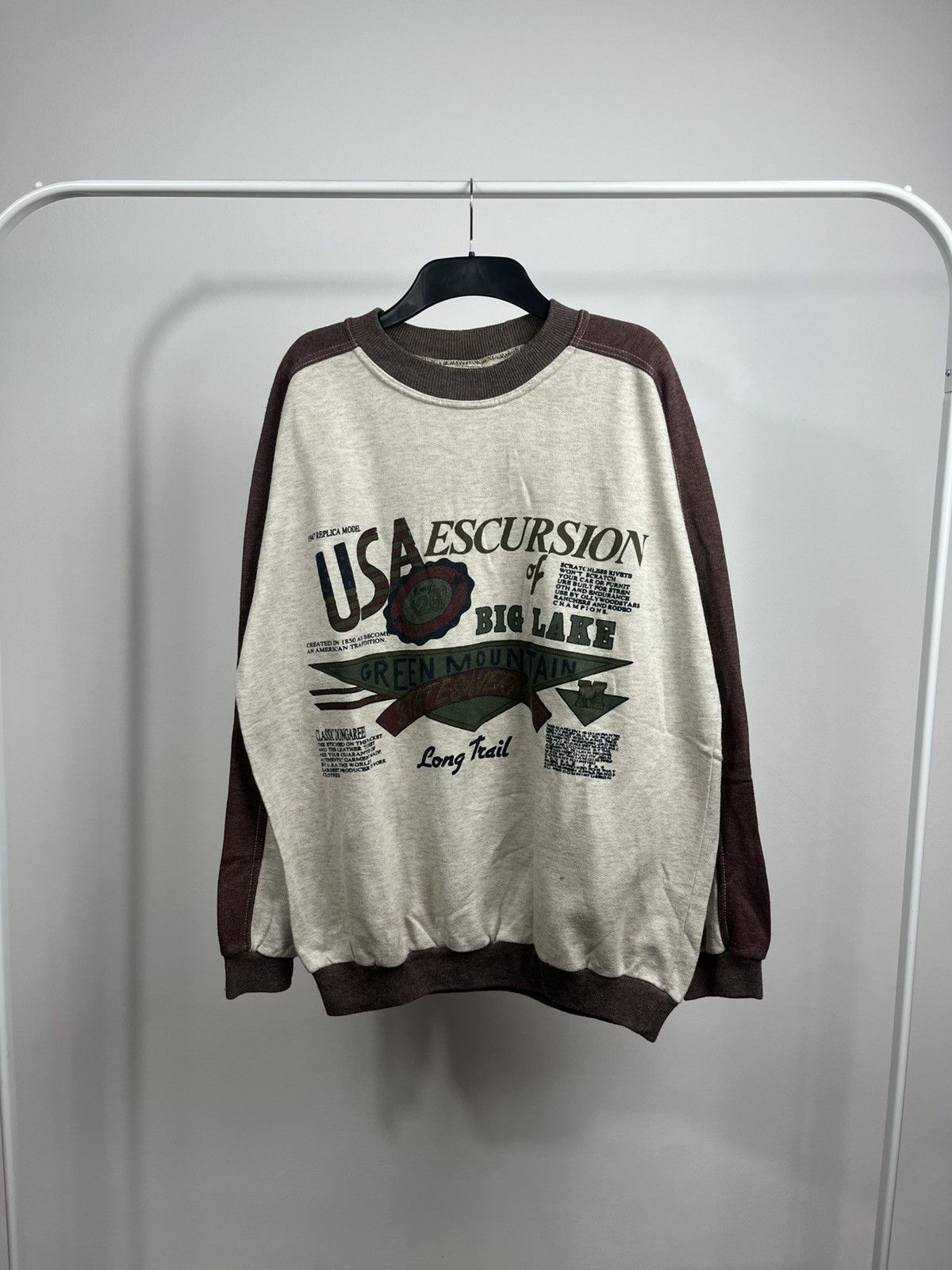 Other Vintage True Seven USA Excursion Sweatshirt Made in Italy Size US XL / EU 56 / 4 - 1 Thumbnail