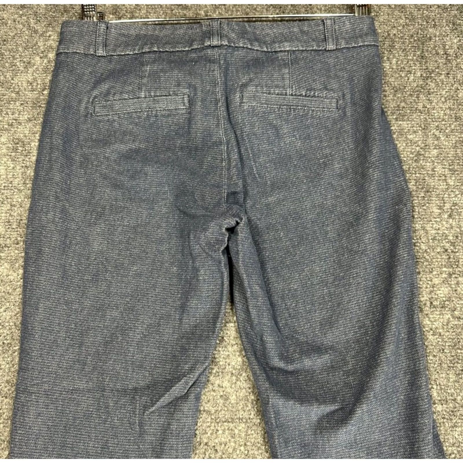 Banana Republic Banana Republic Sloan Pants Womens 0 Bootcut Denim Cotton Stretch Blue 26Inseam 23.5in Regular Rise 8.5in Solid Size 25" / US 0 / IT 36 - 8 Thumbnail