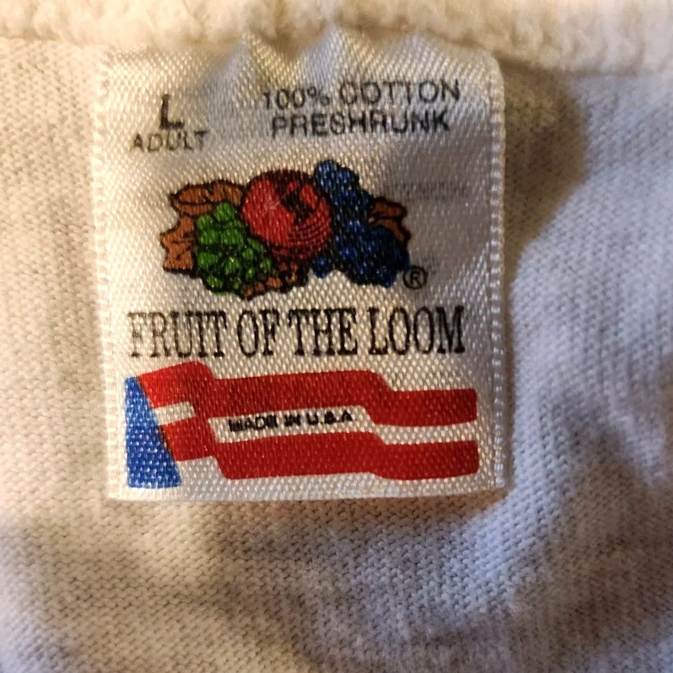 Fruit Of The Loom VINTAGE Fruit of the Loom Tank Top Dick’s Last Resort 90s USA White Cotton Sleeveless L Mens Size US L / EU 52-54 / 3 - 4 Thumbnail