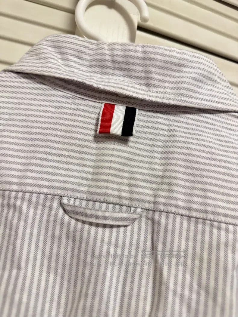 Thom Browne Thom Browne Narrow Striped Shirt Size US XS / EU 42 / 0 - 9 Thumbnail