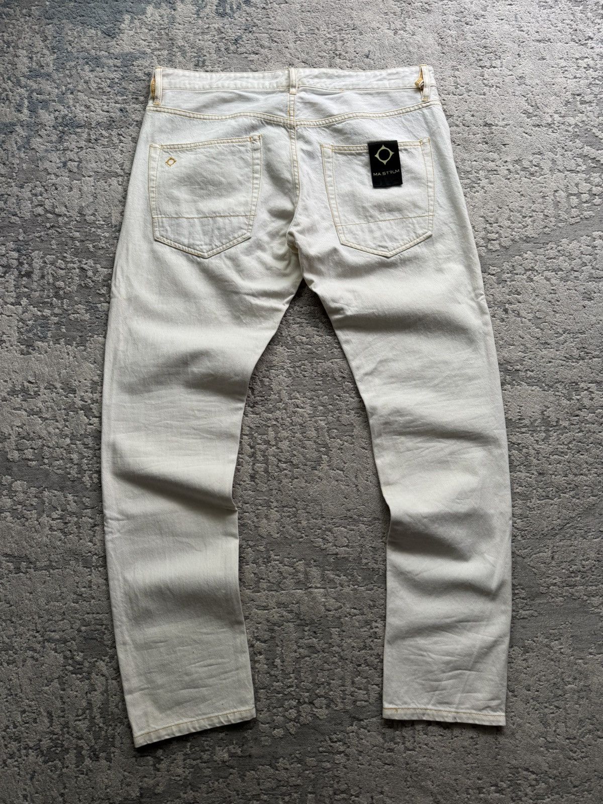 MA.STRUM Ma.Strum Cotton white/Cream Pants Size 36 Size US 34 / EU 50 - 1 Thumbnail
