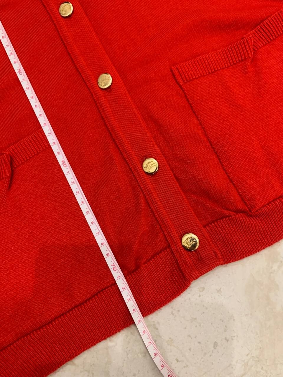 Burberry 🔥Burberry vintage wool red cardigan sweater Size XL / US 12-14 / IT 48-50 - 13 Thumbnail