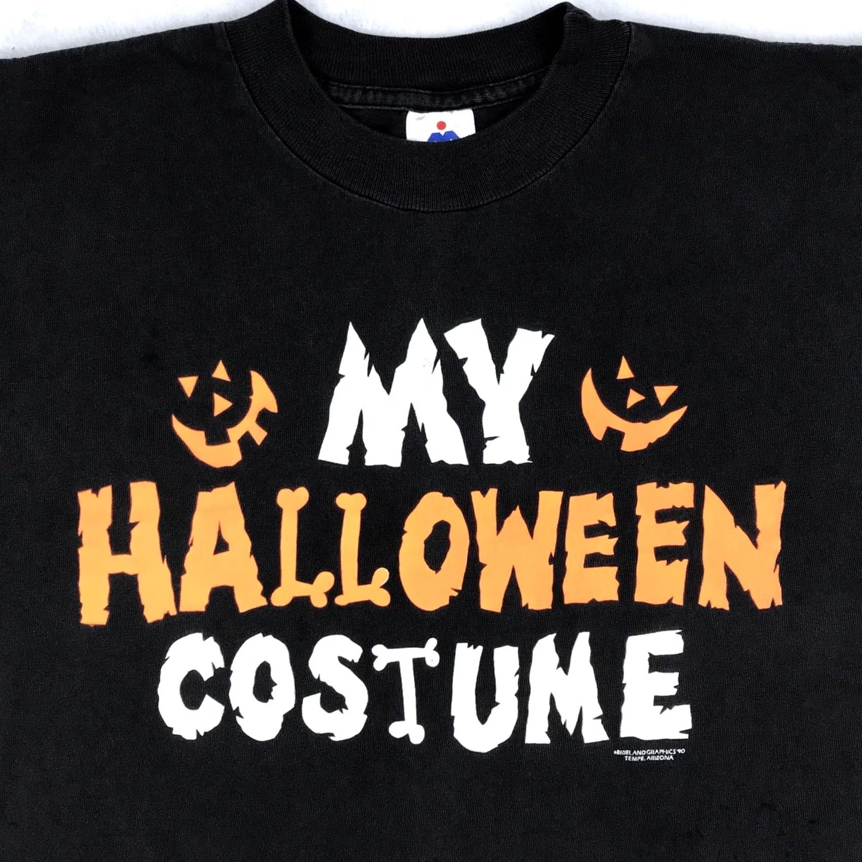 Vintage VINTAGE Miller T-Shirt Mens 90s Halloween Glow in the Dark Black Large Short Sleeve Cotton Costume Trick or Treat Size US L / EU 52-54 / 3 - 5 Thumbnail