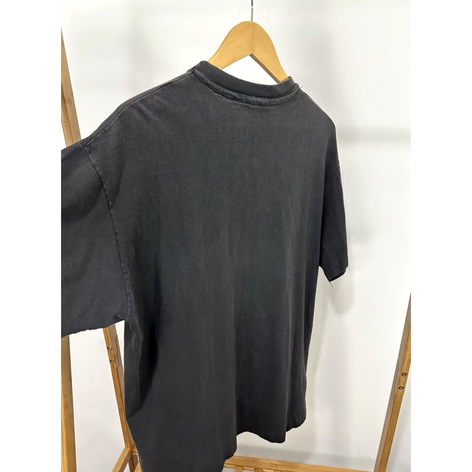 Vintage VINTAGE 90s Black Cotton T-Shirt L Workwear Single Stitch Mens Size US L / EU 52-54 / 3 - 5 Thumbnail