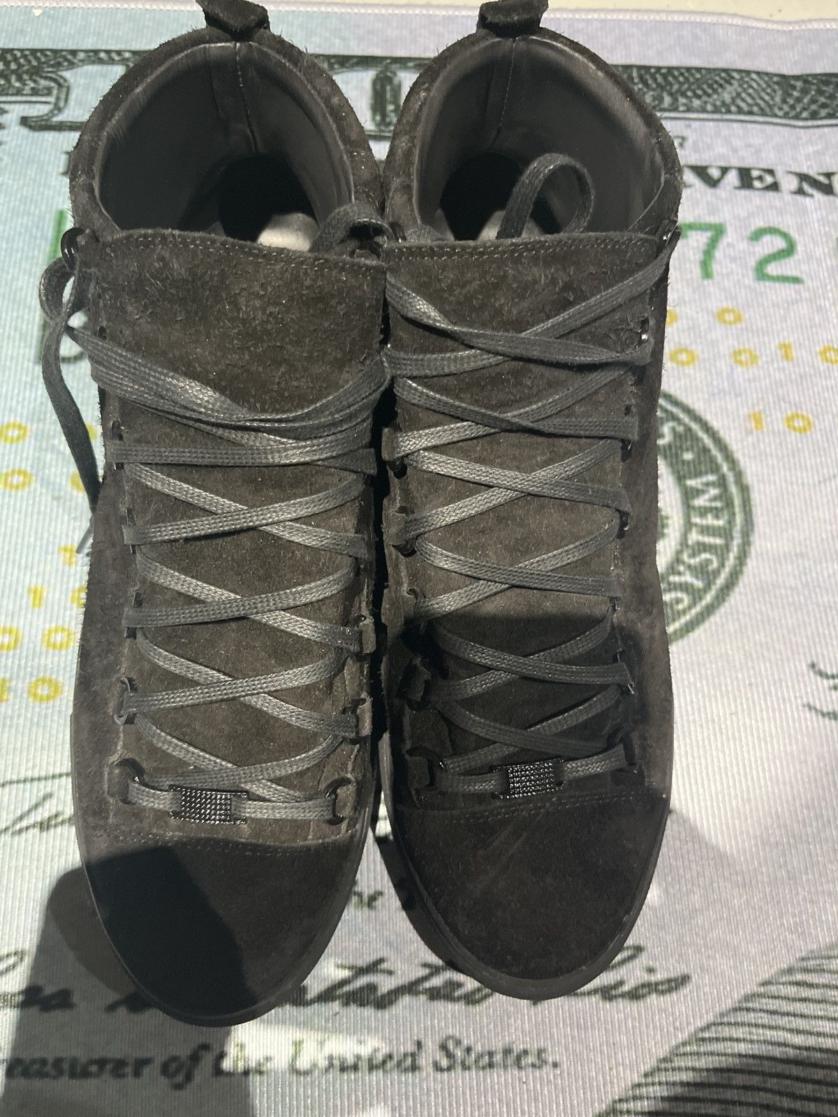 Balenciaga Vintage Mid-Top Black balenciaga sneakers Size US 11 / EU 44 - 4 Thumbnail