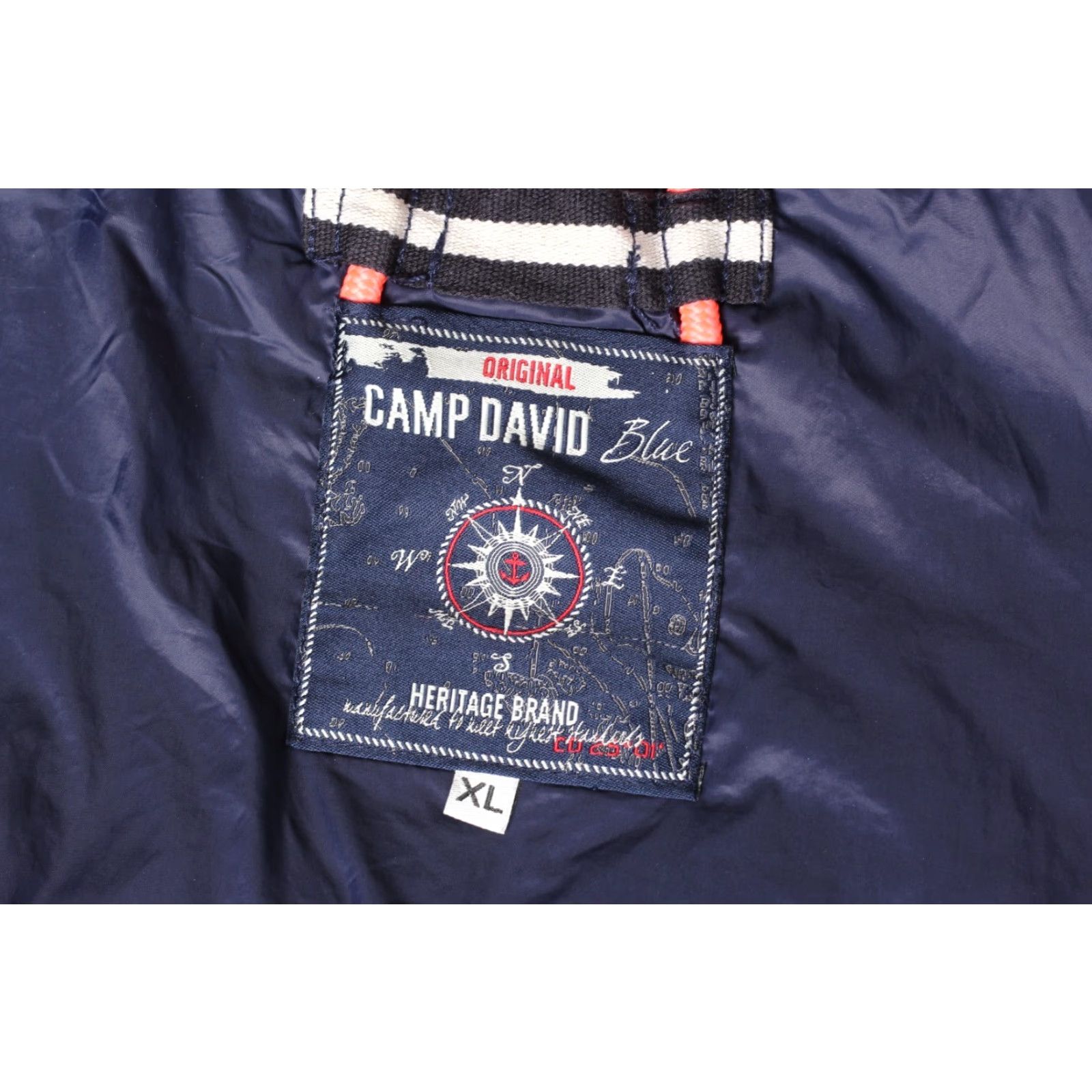 Vintage CAMP DAVID Hooded Gilet Vest Jacket Bodywarmer Men XL MJ6483 Size US XL / EU 56 / 4 - 5 Thumbnail