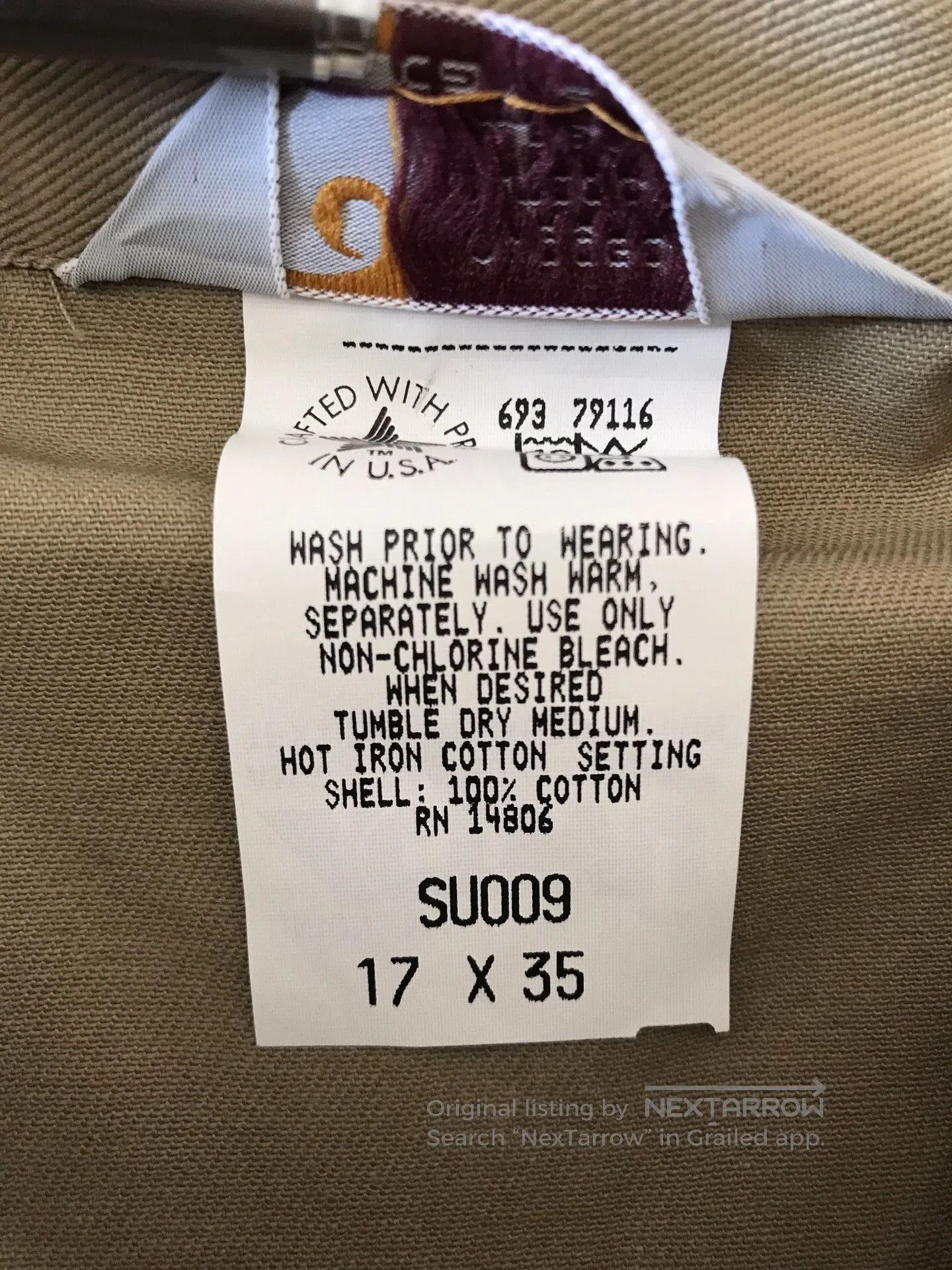 Carhartt 90s American Carhartt SU009 Western Shirt. Size US M / EU 48-50 / 2 - 9 Thumbnail