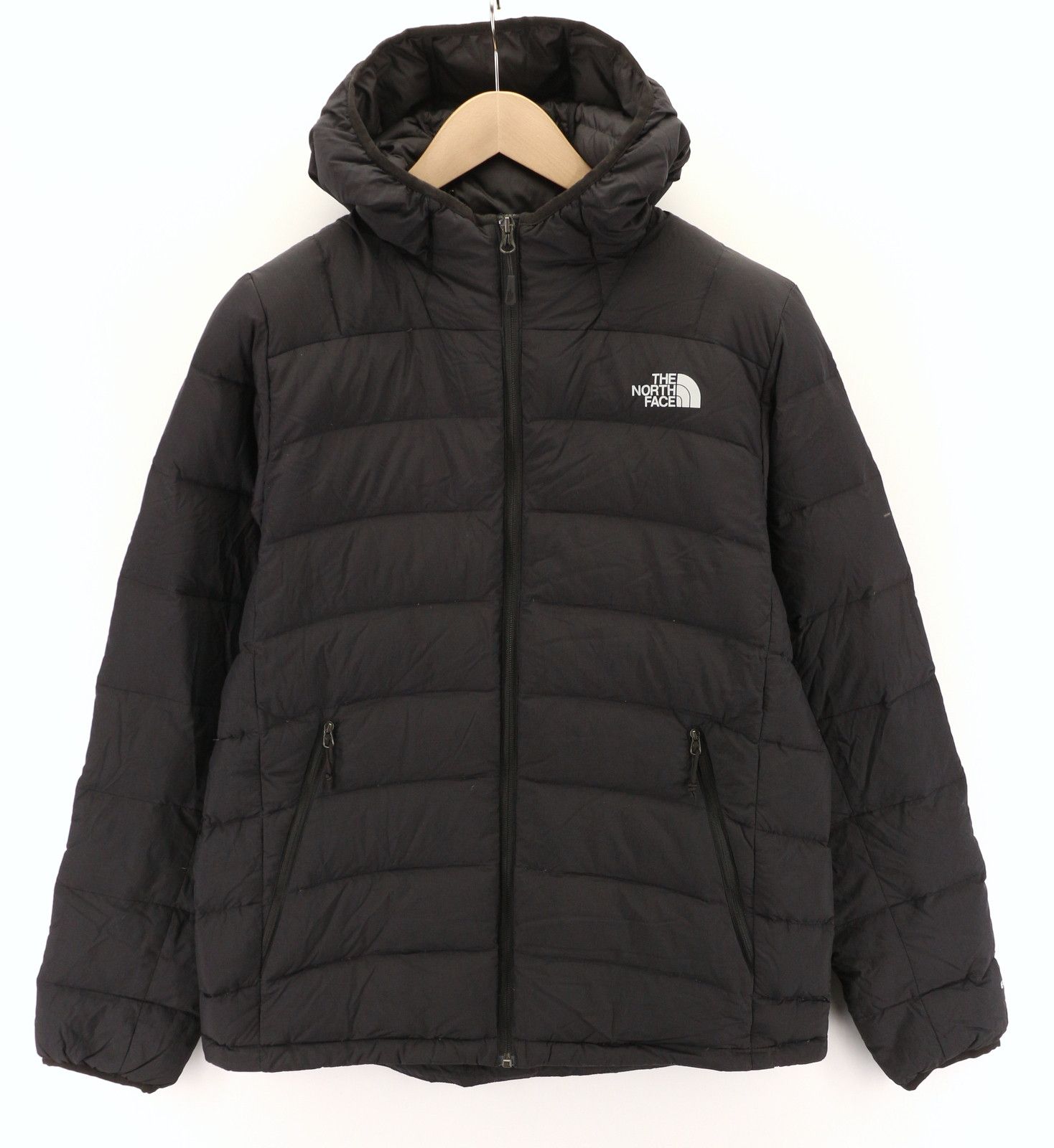 The North Face LA PAZ HOODED M Hooded Black Lined 600 Down Jacket 79687 Size US M / EU 48-50 / 2 - 1 Thumbnail
