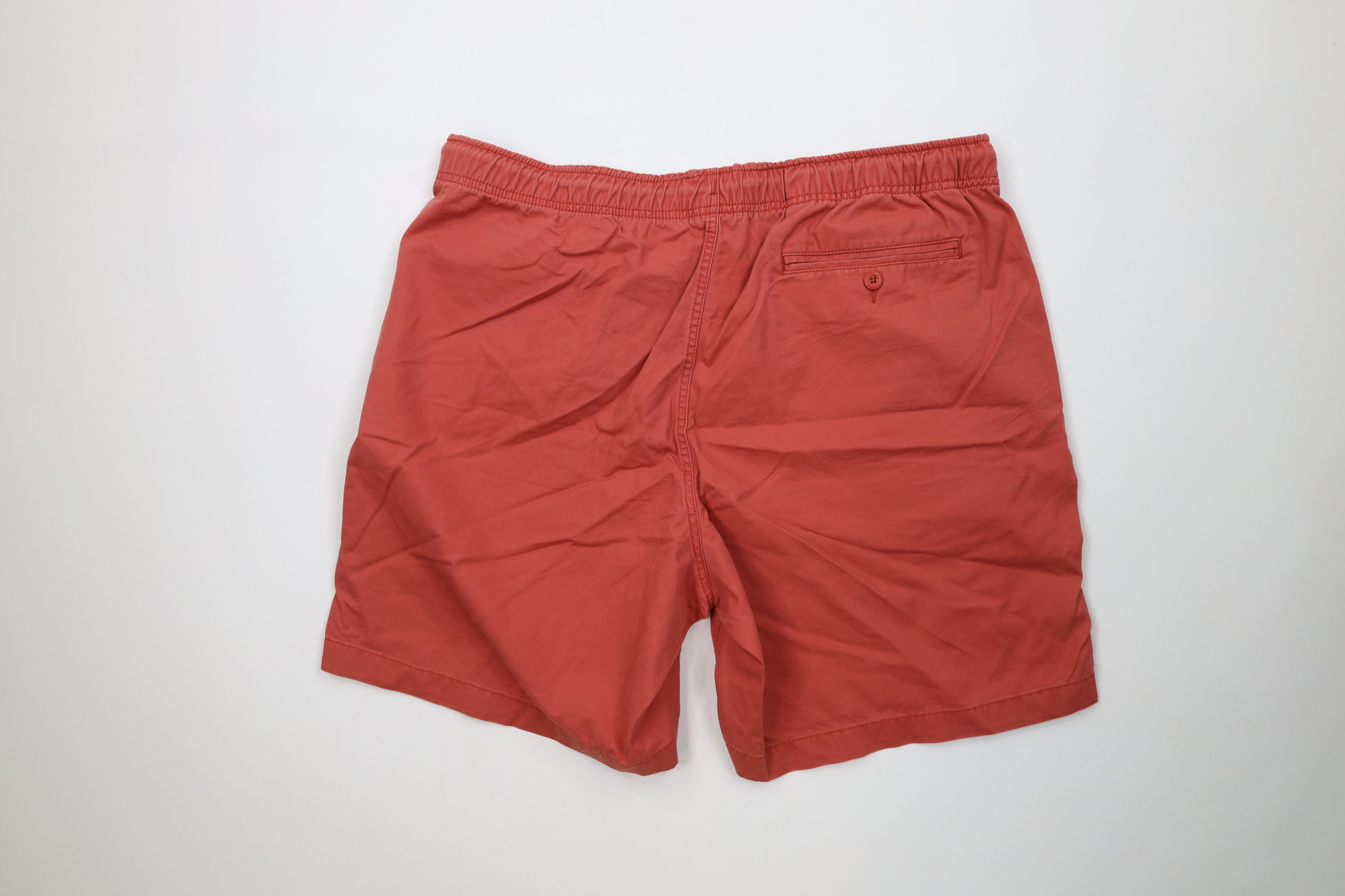 L.L. Bean Vintage LL Bean Blank Organic Cotton Above Knee Shorts Red Size US 36 / EU 52 - 11 Thumbnail
