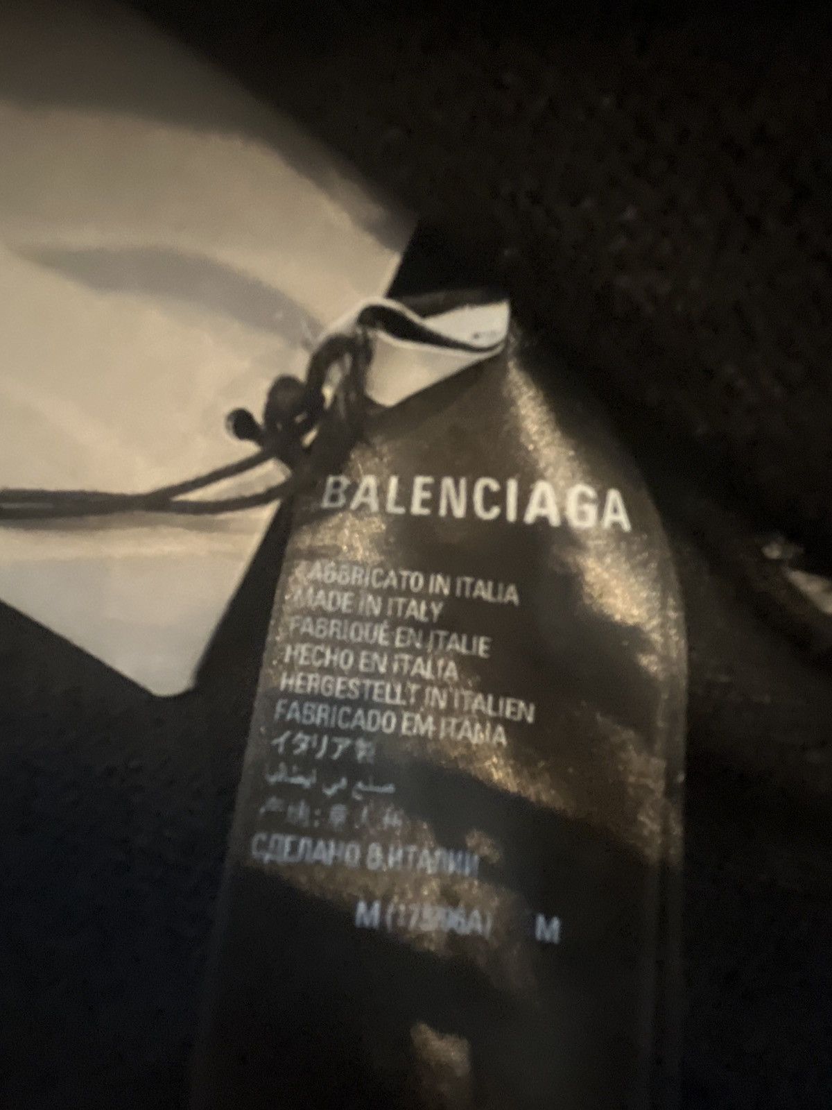 Balenciaga Balenciaga Cashmere Sweater Men's Black Size US M / EU 48-50 / 2 - 12 Thumbnail