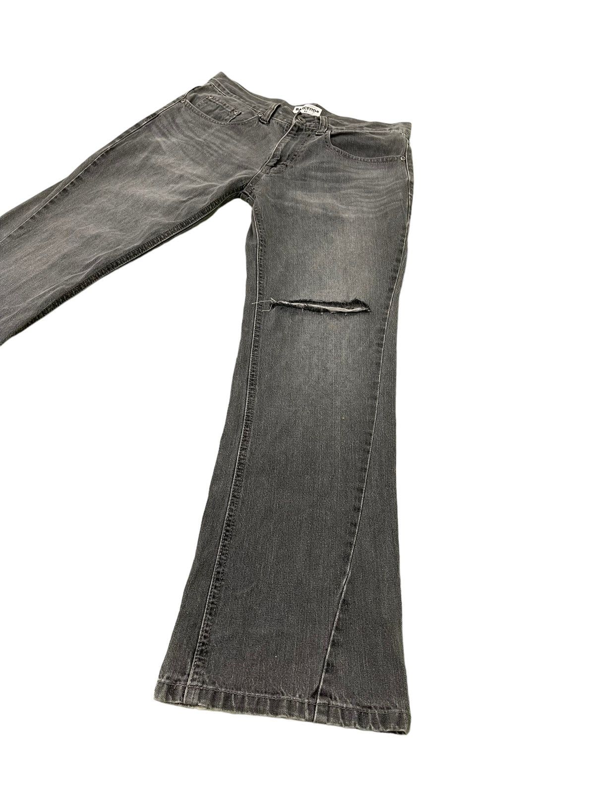 Japanese Brand Flare Jeans Barcedos Faded Distress Boot Cut 8🟦2 Size US 31 - 3 Thumbnail