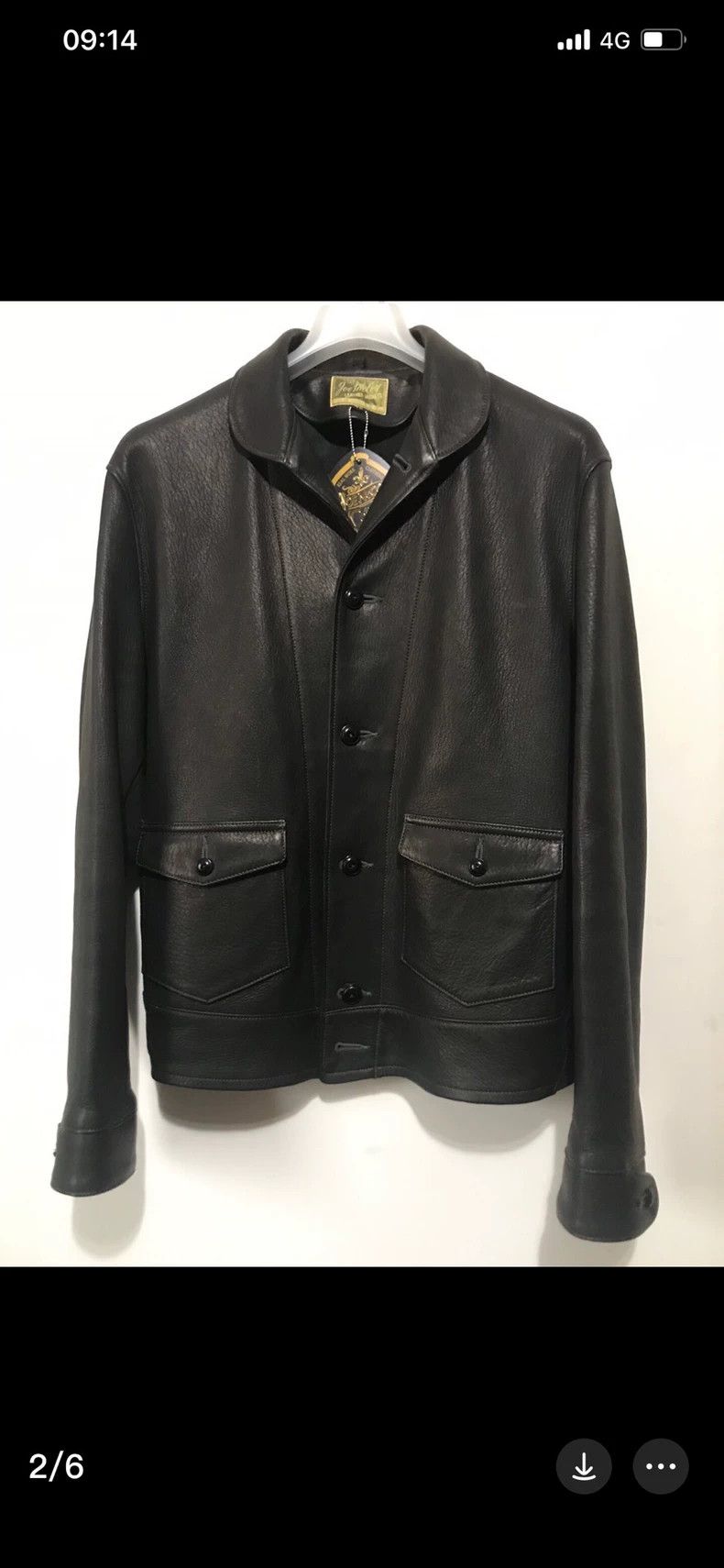 The Real McCoy's The Real McCoys Deer Leather Cossack Leather Jacket Size US M / EU 48-50 / 2 - 1 Thumbnail