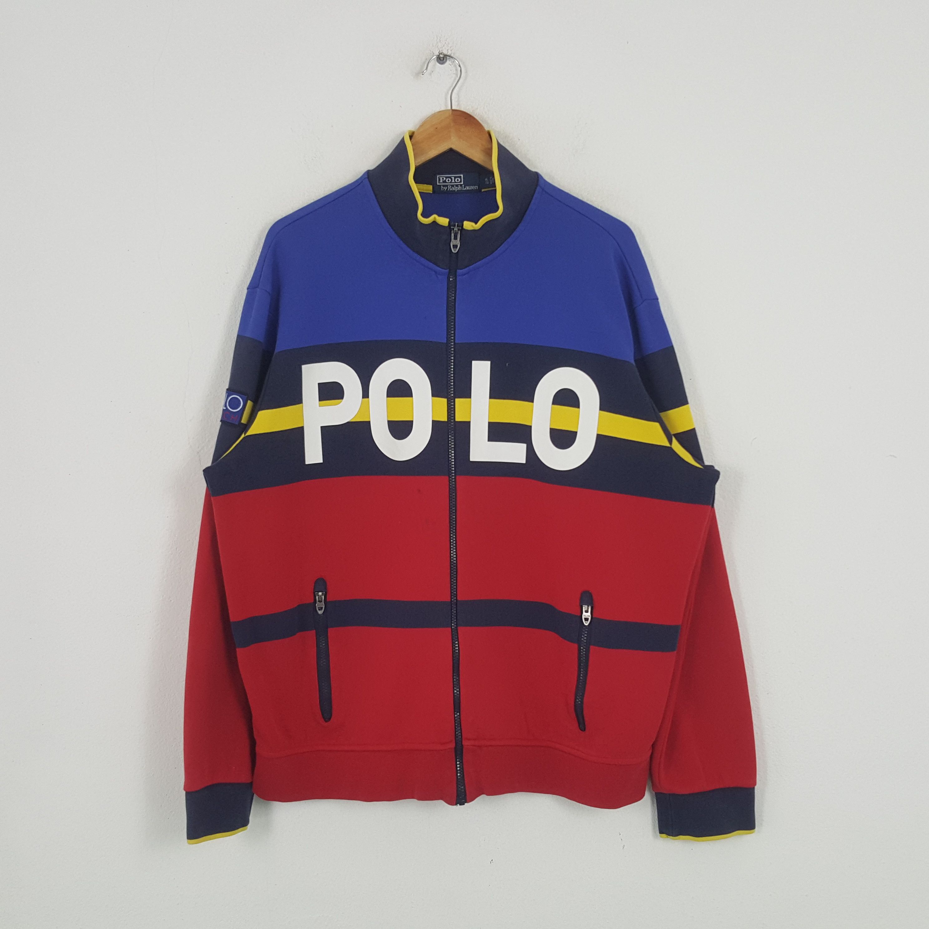 Polo Ralph Lauren × Vintage Vintage Polo by Ralph Lauren American Brand Zipper Jacket Size US XL / EU 56 / 4 - 1 Thumbnail