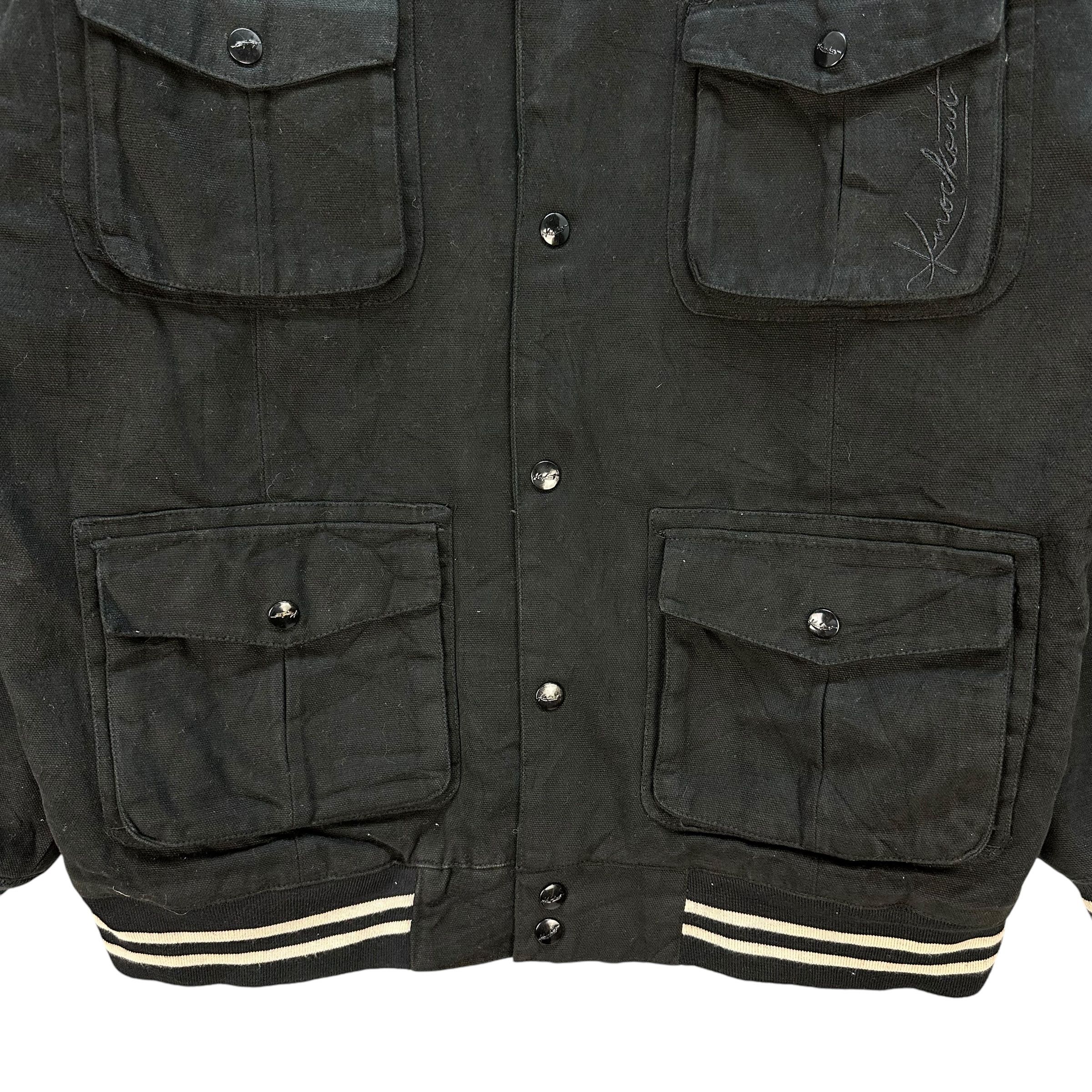 Vintage KNOCKOUT Workwear Duck Canvas Jacket Four Pocket #A79-1906 Size US L / EU 52-54 / 3 - 4 Thumbnail