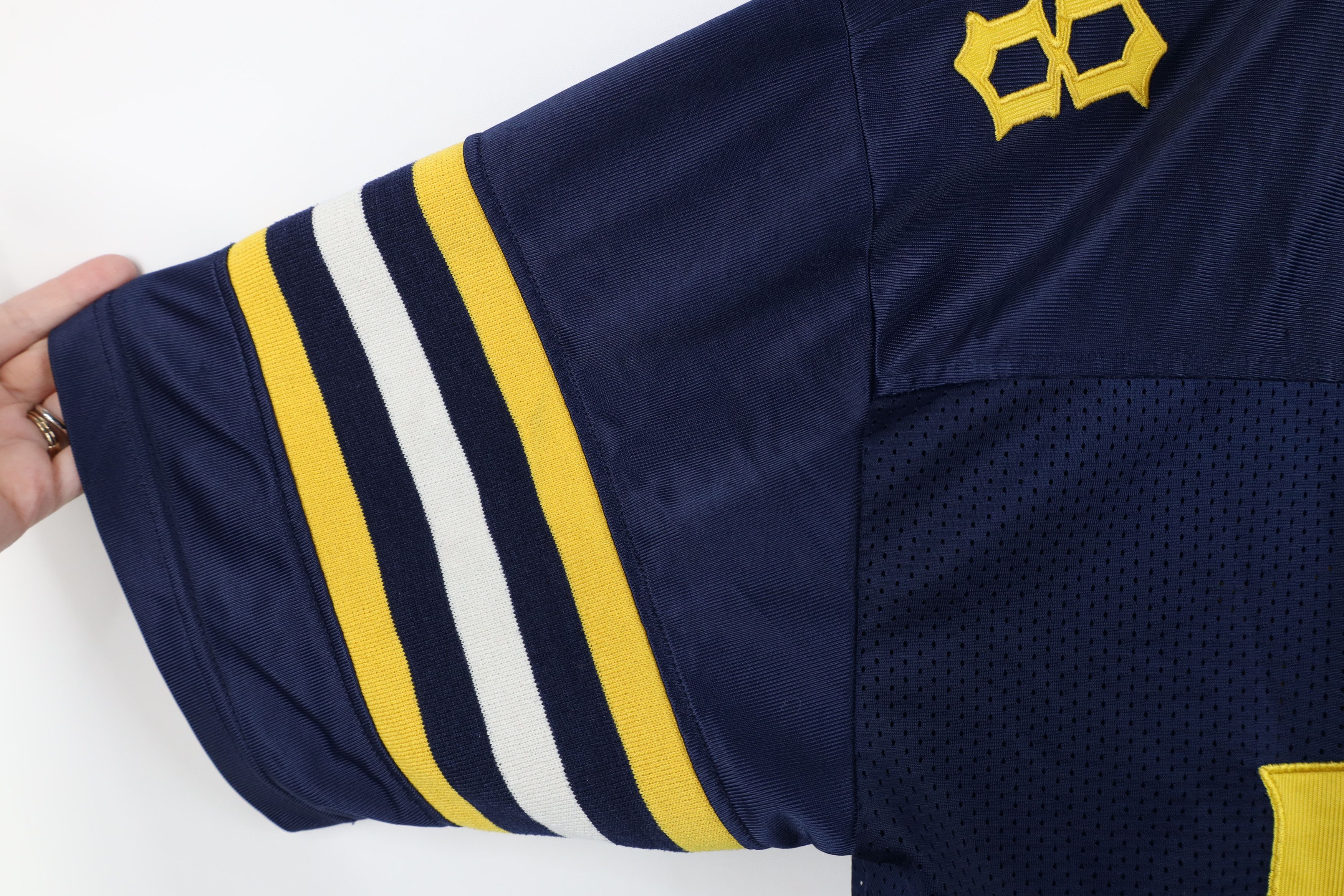 Vintage Vintage 90s Y2K Streetwear Striped Hip Hop Football Jersey Size US L / EU 52-54 / 3 - 11 Thumbnail