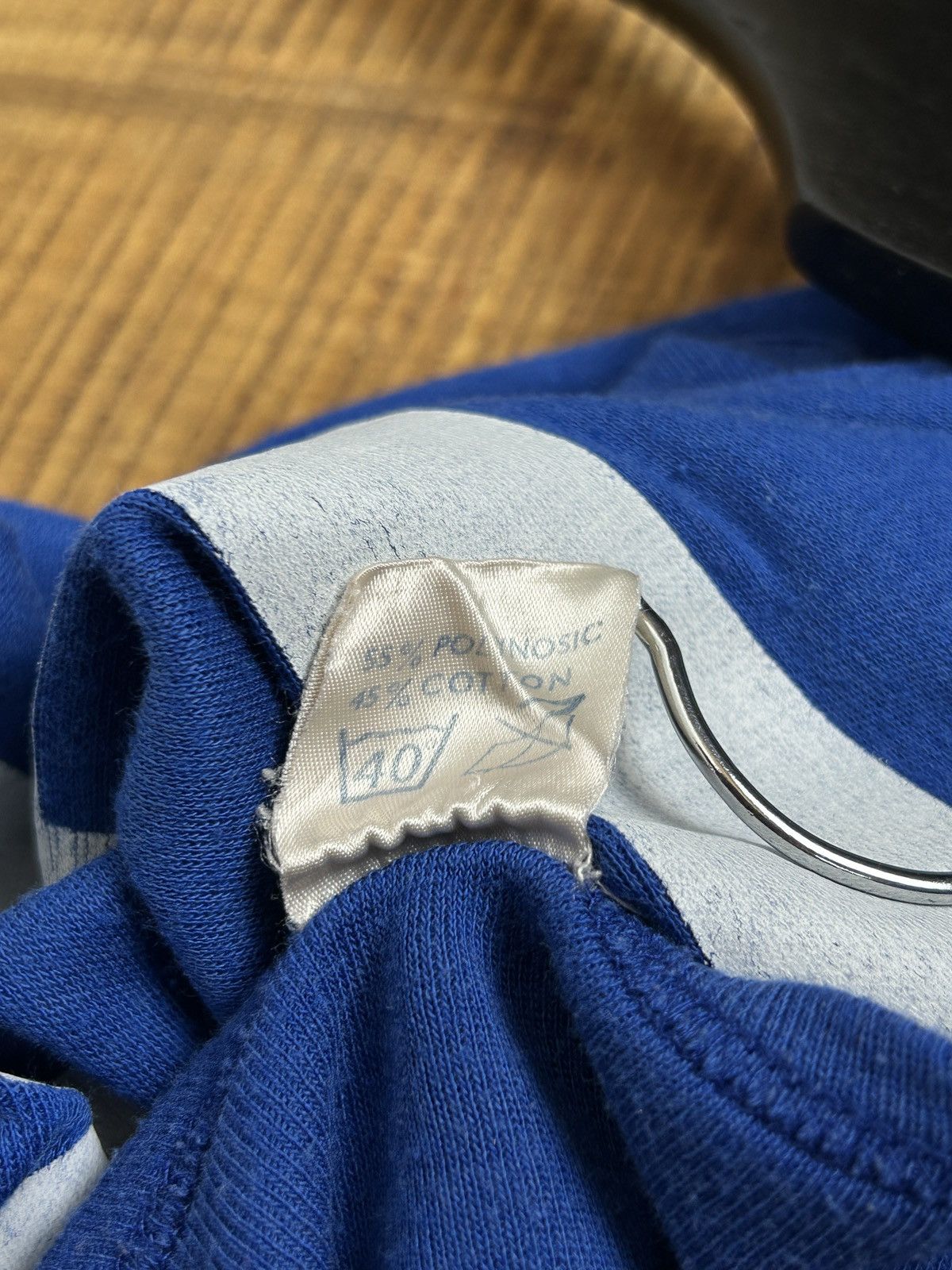 Adidas 70s 80s Adidas Trefoil #13 Single Stitch Blank Jersey Size US L / EU 52-54 / 3 - 8 Thumbnail
