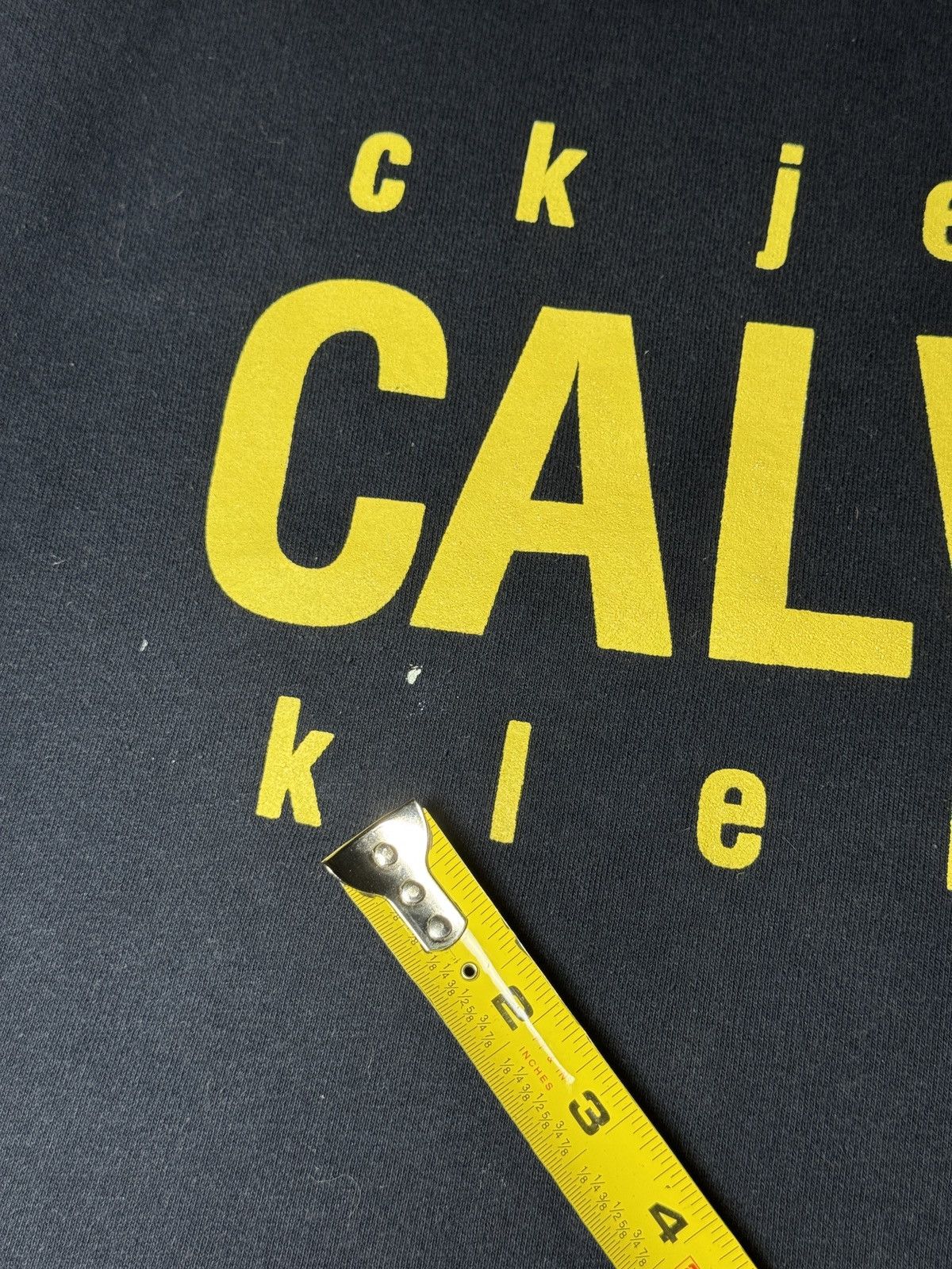 Calvin Klein × Vintage Vintage 90s Calvin Klein Jeans CK Cropped Sweatshirt Size M / US 6-8 / IT 42-44 - 10 Thumbnail