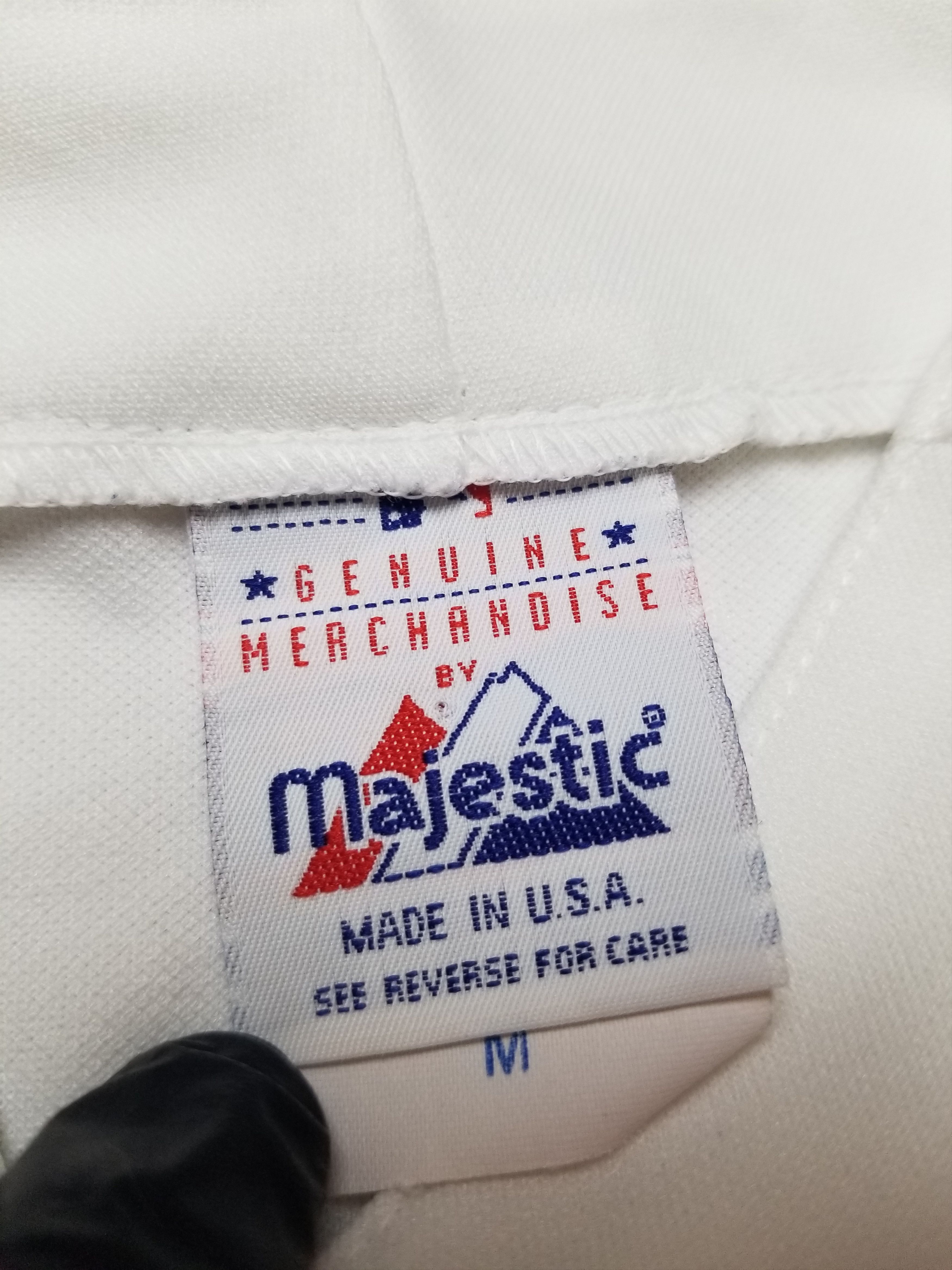 Majestic Kansas City Royals Majestic Official White MLB Blank Jersey Size US M / EU 48-50 / 2 - 14 Thumbnail
