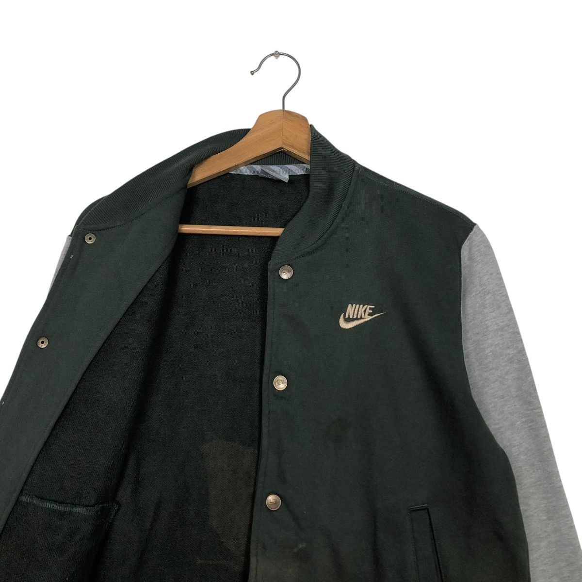 Nike 🔥VINTAGE BOMBET VARSITY JACKET NIKE SPORTSWEAR BIG LOGO Size US S / EU 44-46 / 1 - 14 Thumbnail